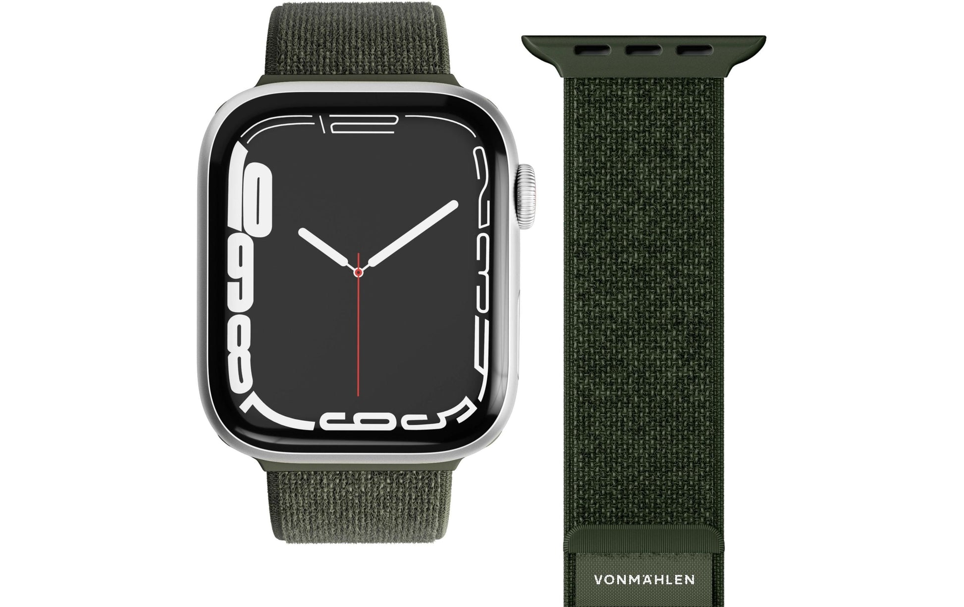 Vonmählen Fitness Loop 2 – Olive, für Apple Watch 40/41/42 mm
