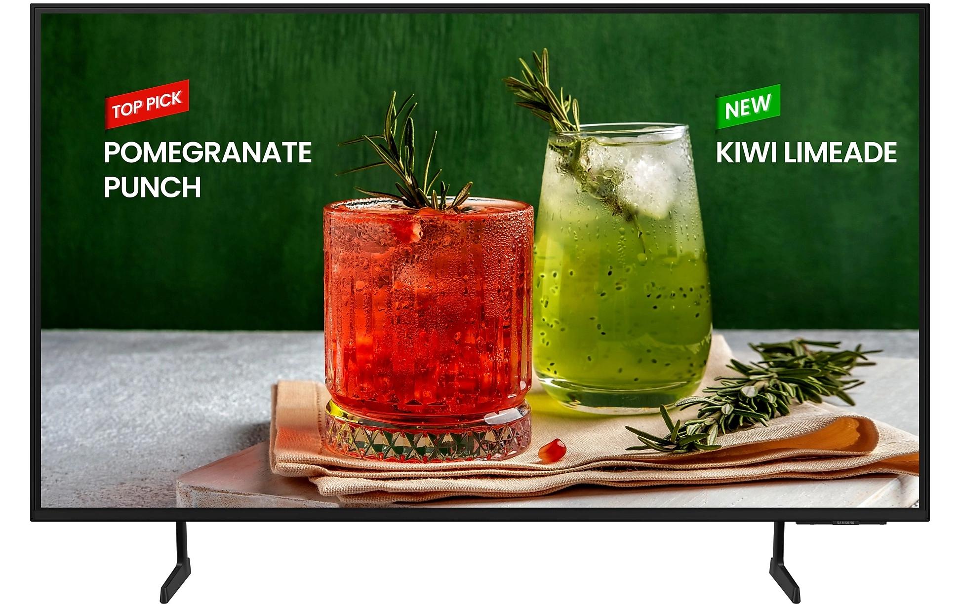 Samsung BE85D-H – Kommerzieller Display-TV, 85", Ultra HD 4K, 300 cd/m²