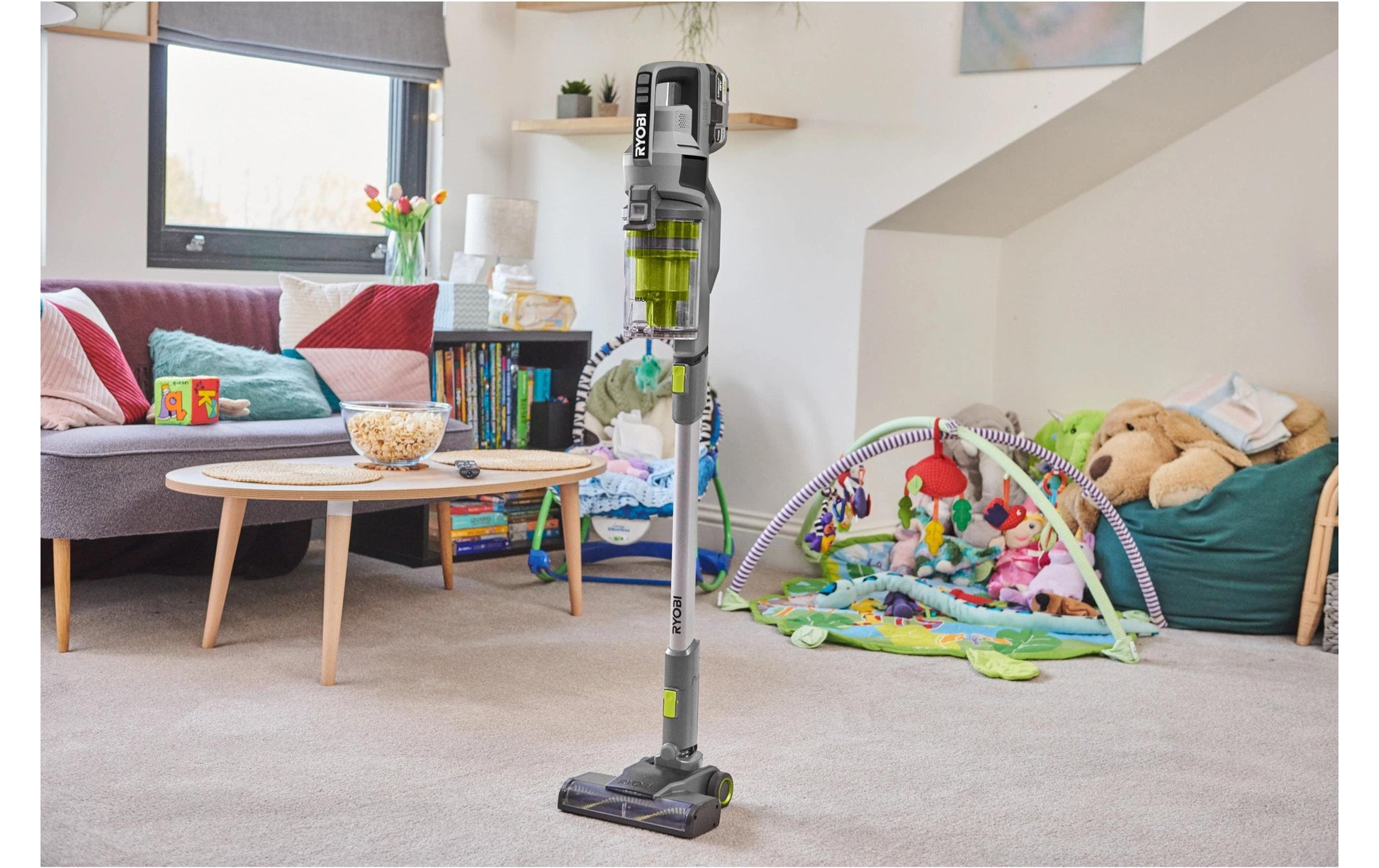 Ryobi Absauganlage RSVS18-0 – 0,6 l, Akkubetrieb, 70 dB(A), 18 V
