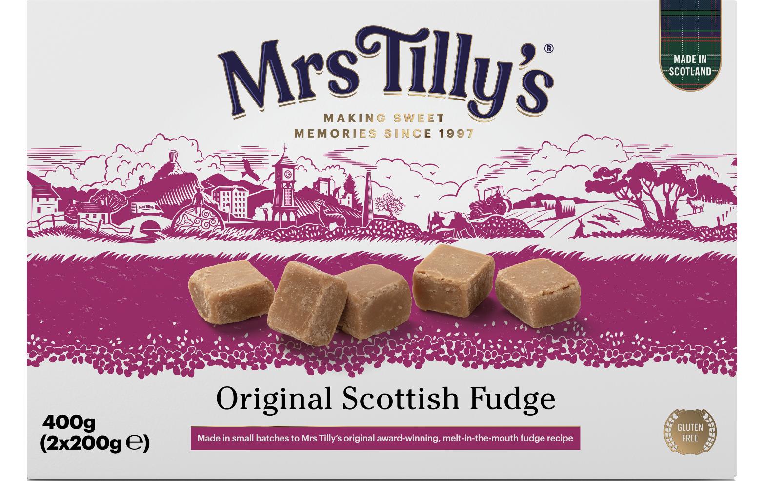 Mrs. tilly's Scottish Fudge Kaubonbons – Karamell – 400 g