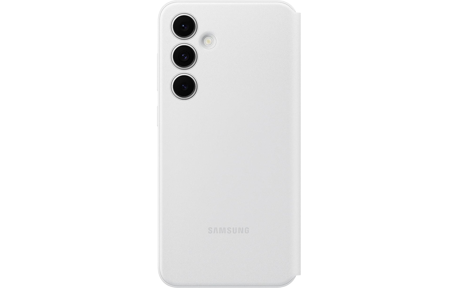 Samsung Booklet-Hülle – für Samsung Galaxy S24 FE – weiss – mit Kartenfach