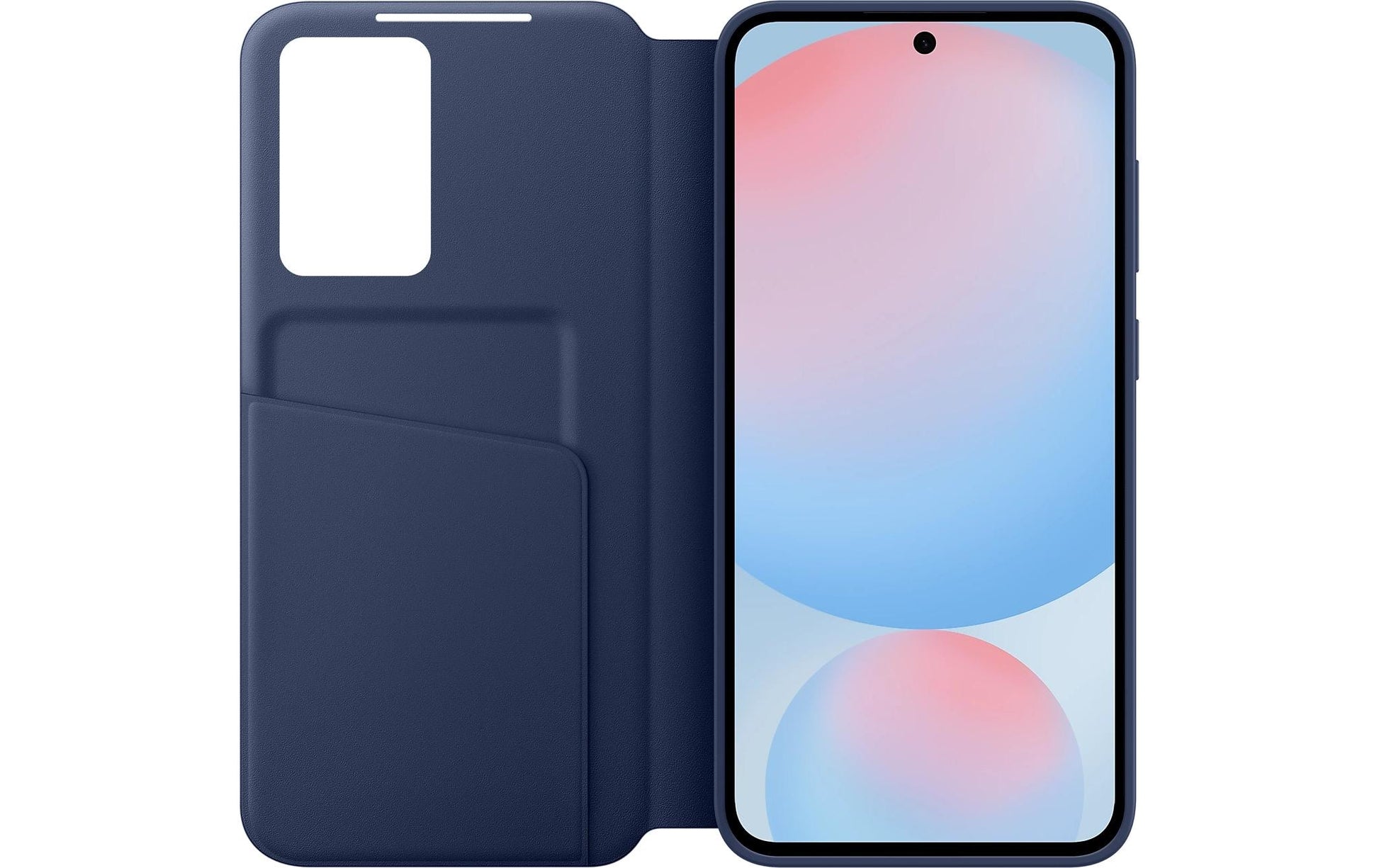Samsung Smart View Wallet – Wallethülle – für Samsung Galaxy S24 FE, Recycling-Kunststoff, Dunkelblau