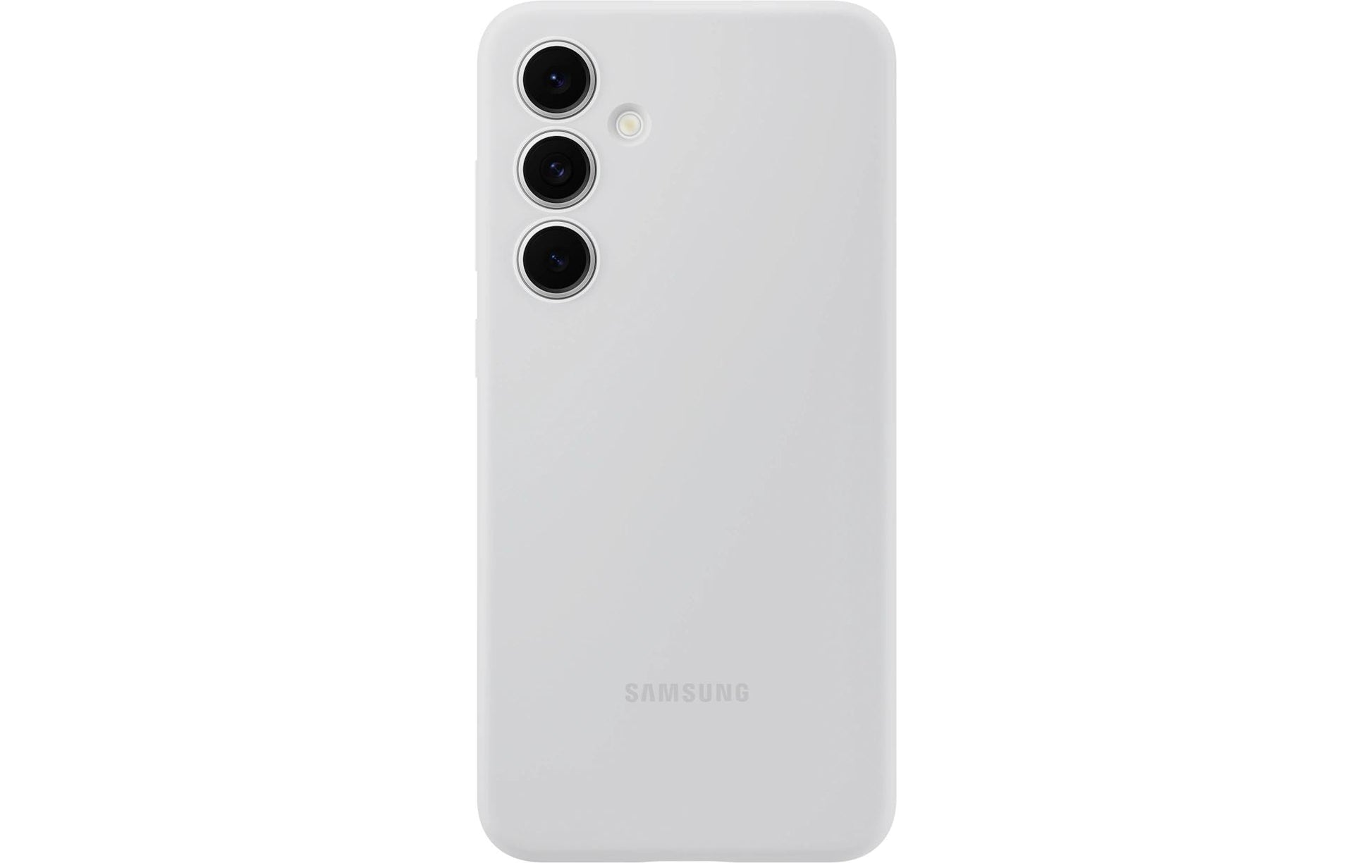 Samsung Backcover – für Samsung Galaxy S24 FE – grau – Silikon