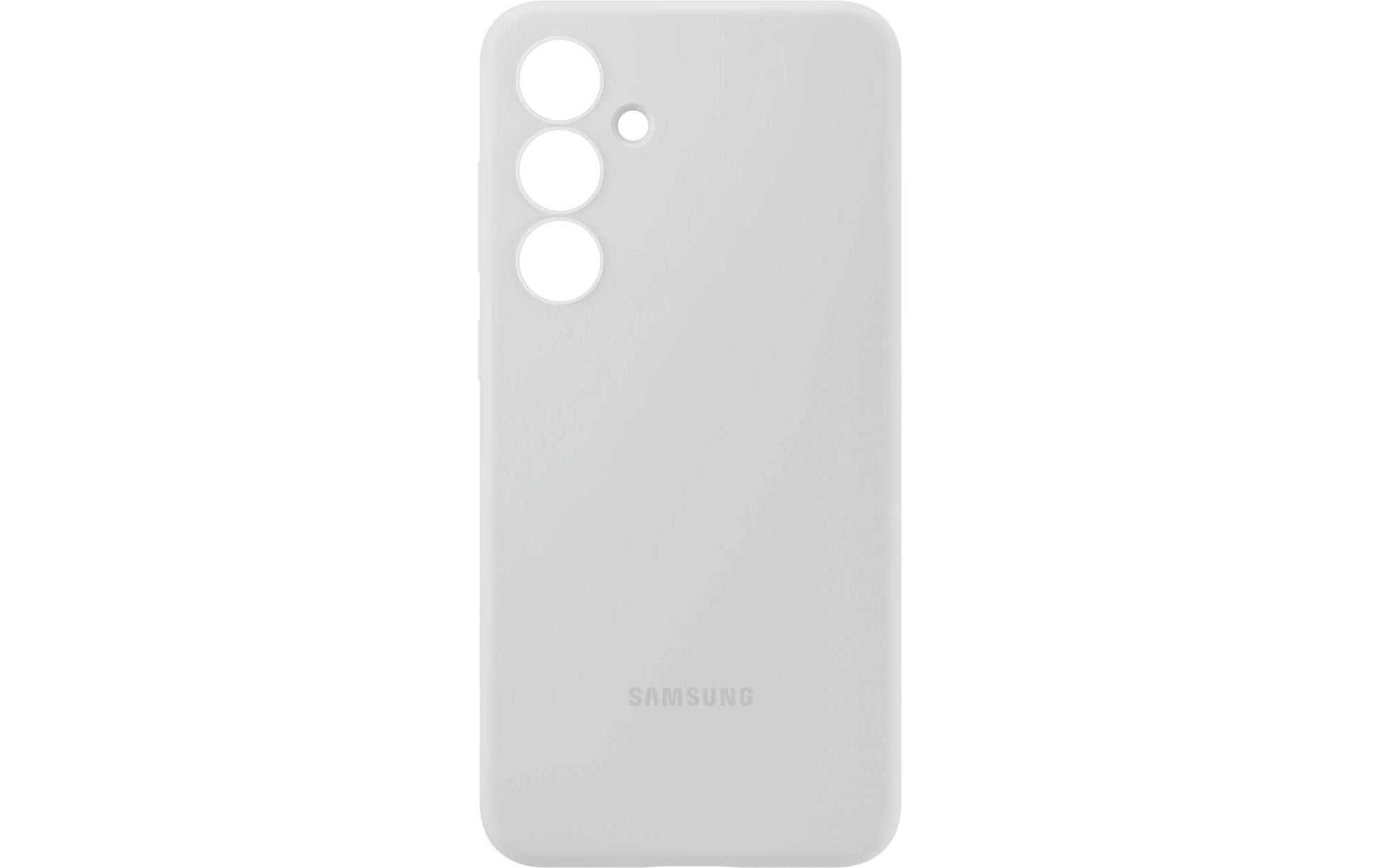 Samsung Backcover – für Samsung Galaxy S24 FE – grau – Silikon