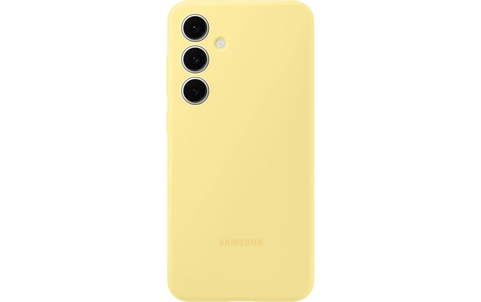 Samsung Backcover – für Samsung Galaxy S24 FE – gelb – Silikon, stossfest