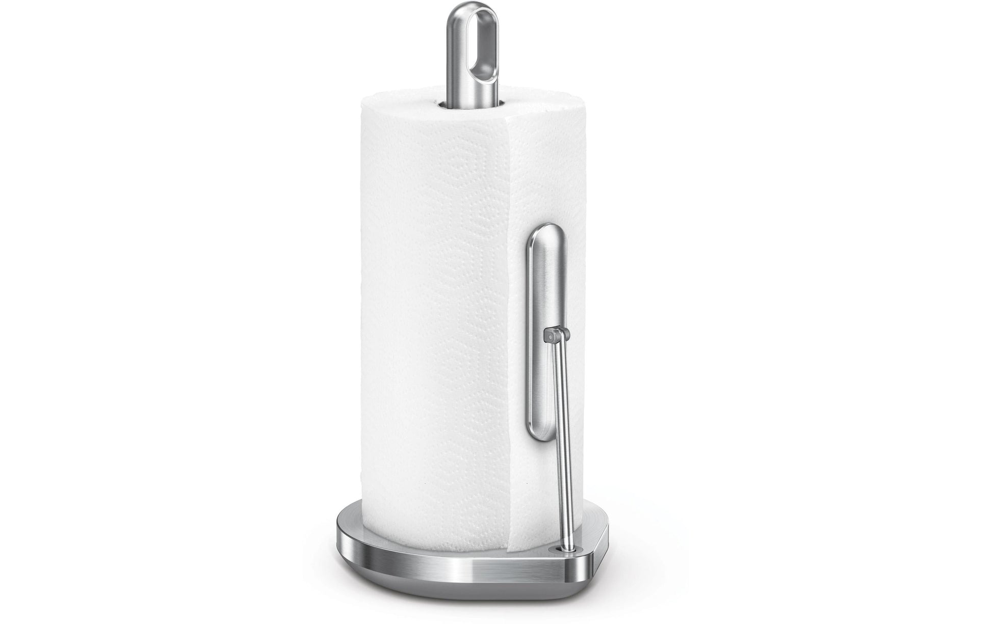 simplehuman KT1203 – Küchenrollenhalter Edelstahl, 20,3 × 17,8 × 38,1 cm, silber (gebürstet)