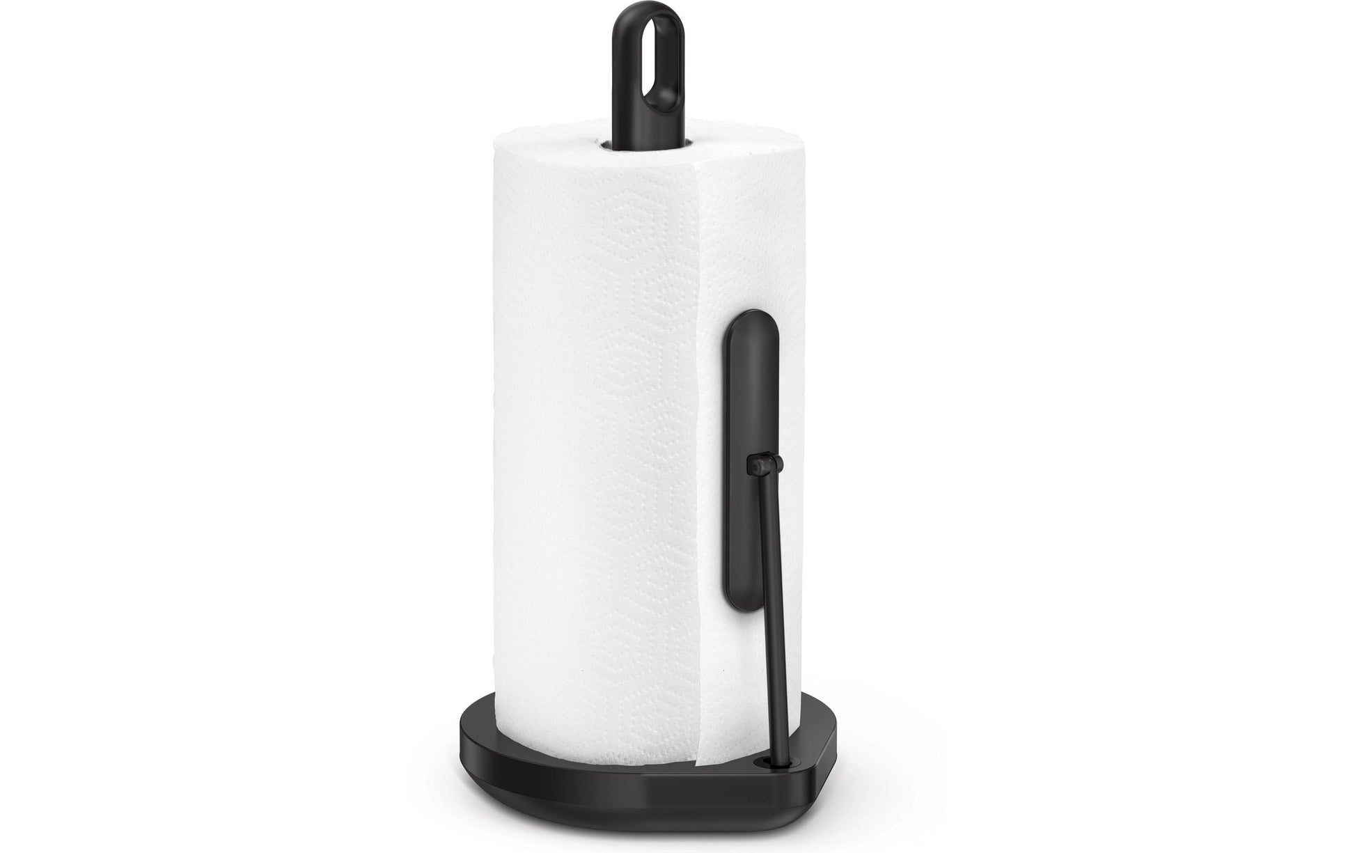 simplehuman KT1204 – Küchenrollenhalter Edelstahl, 20,3 × 17,8 × 38,1 cm, Schwarz