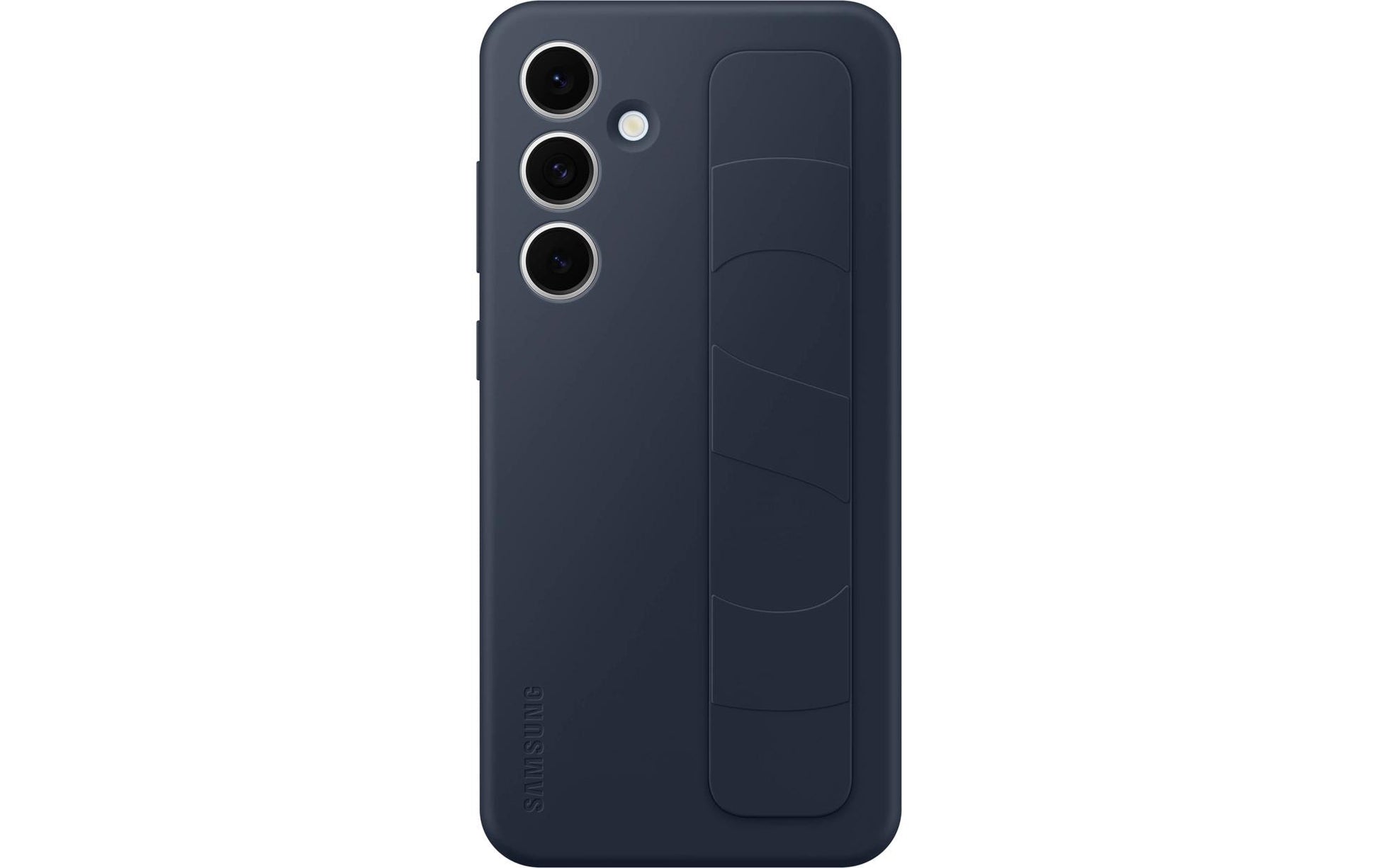 Samsung Backcover – für Samsung Galaxy S24 FE, mit Ständer, Silikon, Schwarz