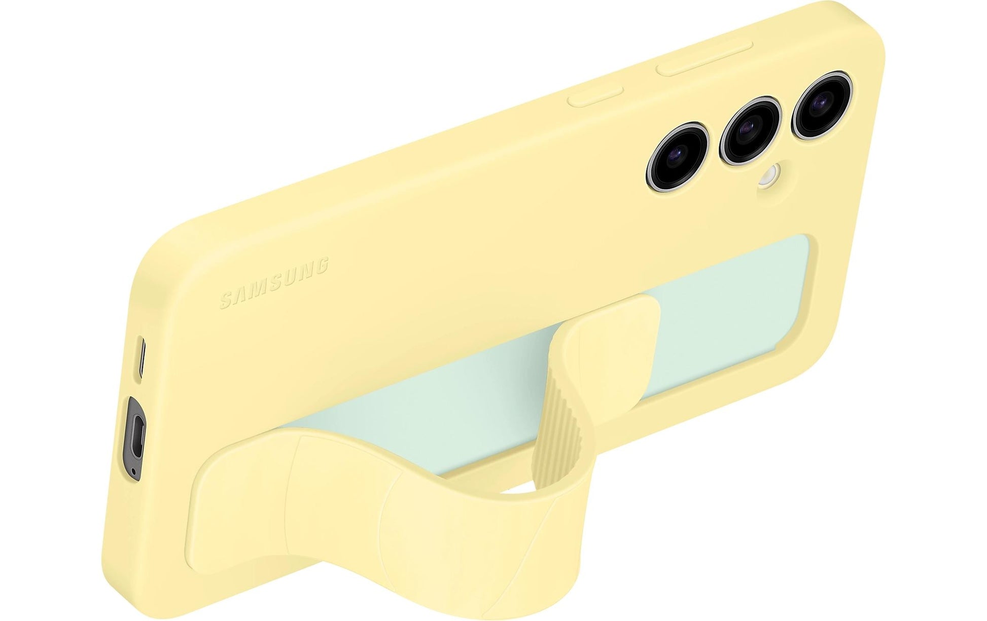 Samsung Backcover – für Galaxy S24 FE – gelb – Silikon