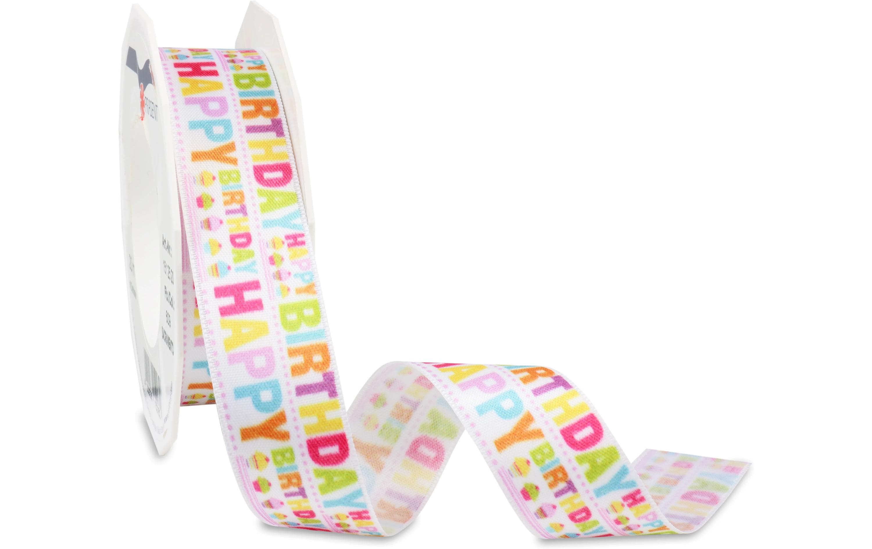 Pattberg Geschenkband Mehrfarbig – 25 mm × 20 m