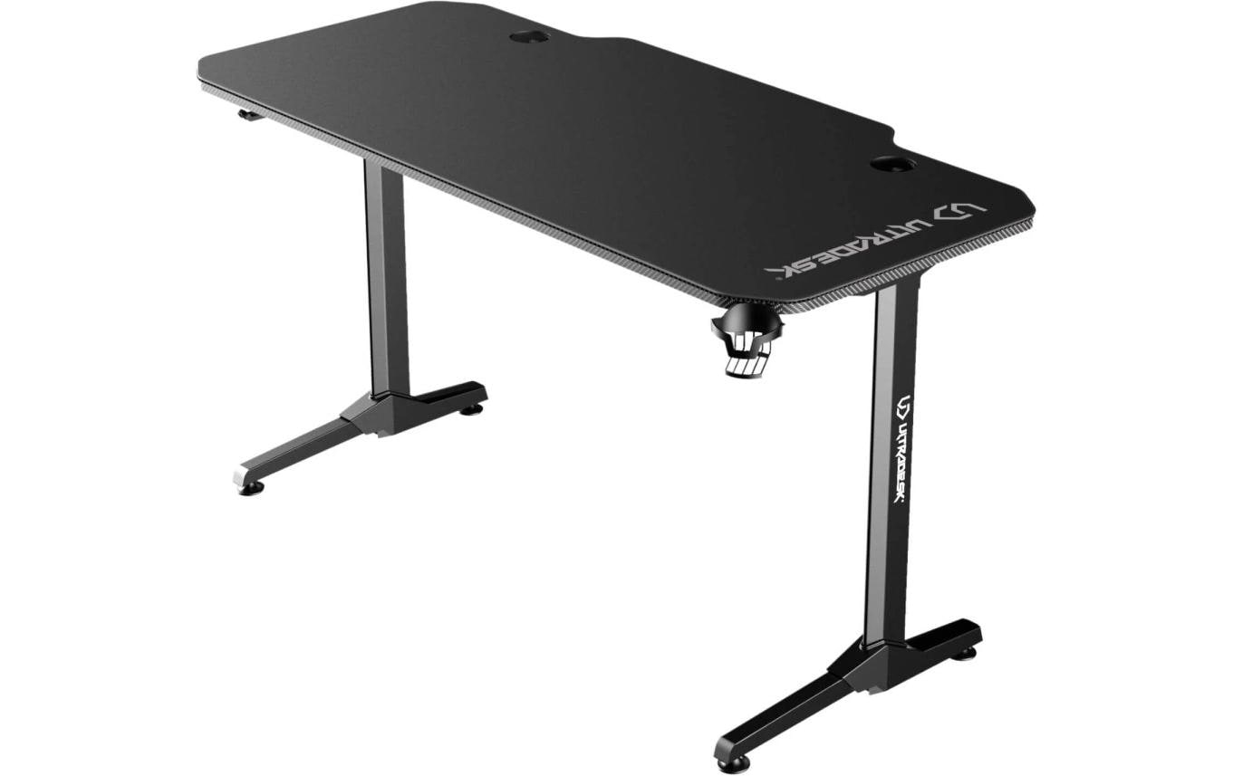 Ultradesk Frag Gaming-Tisch – 140 × 60 cm, schwarz, Metall
