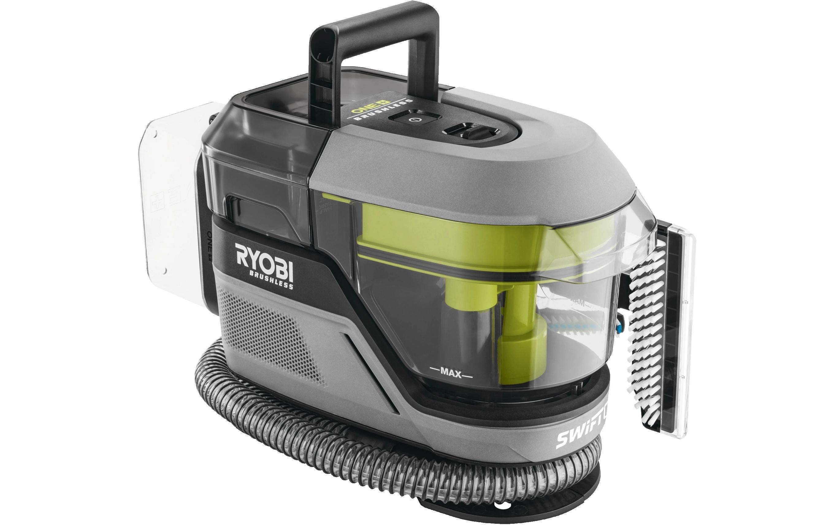 Ryobi Staubsauger RDC18BL-0 – 0,6 l, Akkubetrieben, Schlauch 0,1 m, 84 dB(A)