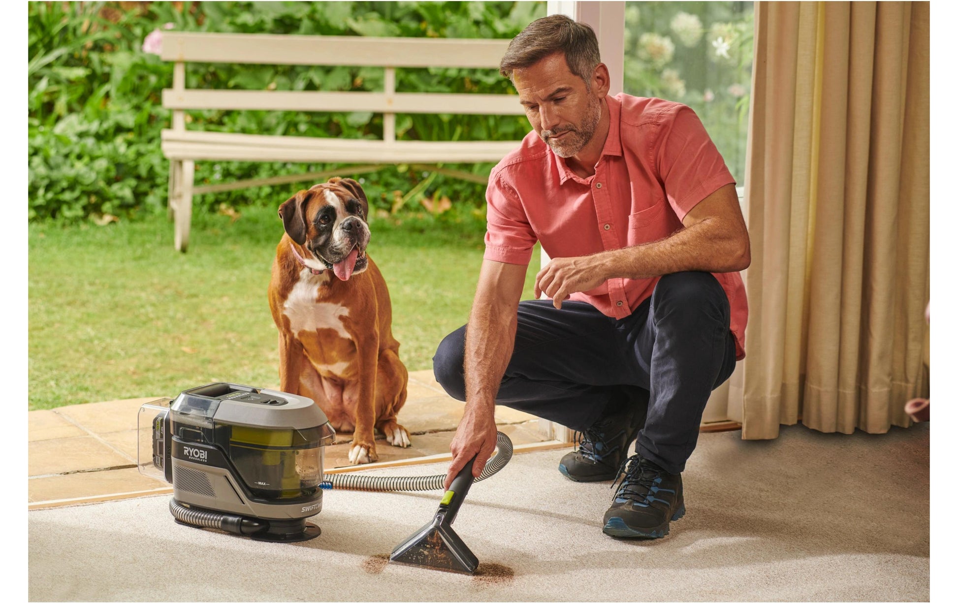 Ryobi Staubsauger RDC18BL-0 – 0,6 l, Akkubetrieben, Schlauch 0,1 m, 84 dB(A)