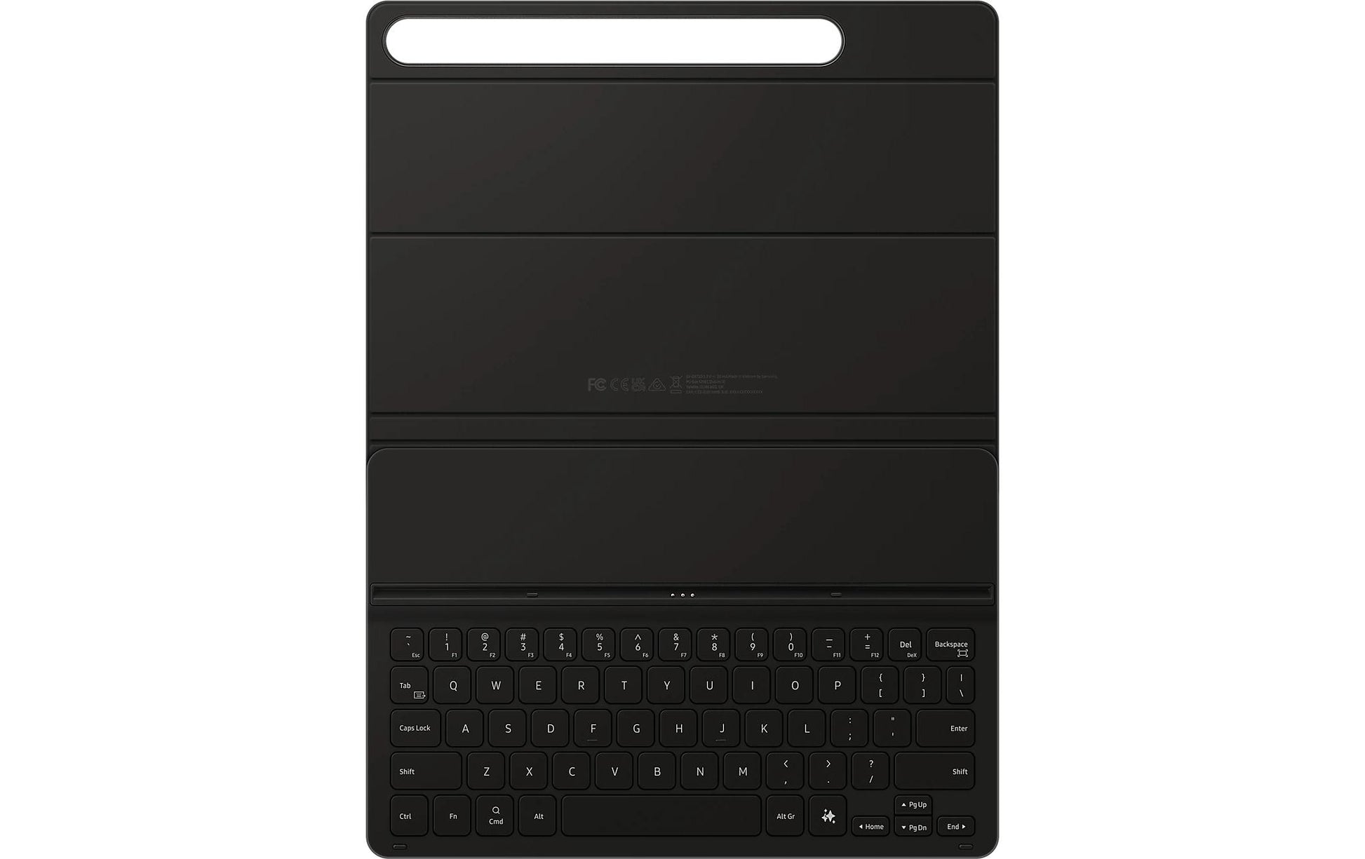 Samsung Cover Slim Keyboard – Tastatur, kabellos (Bluetooth), CH-Layout (DE-CH), schwarz – für Galaxy Tab S9
