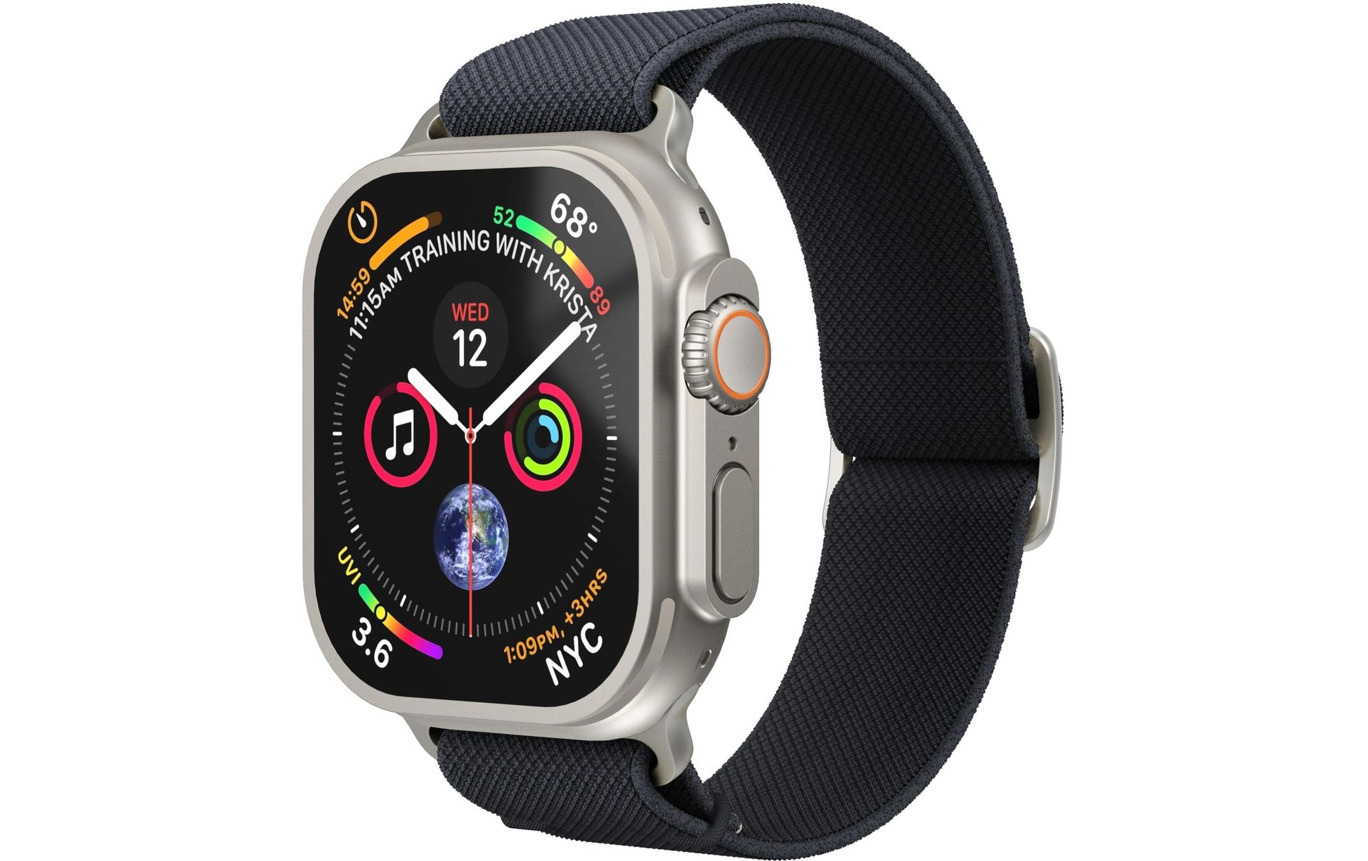 Vonmählen Classic Nylon Loop – Navy, für Apple Watch 40/41/42 mm
