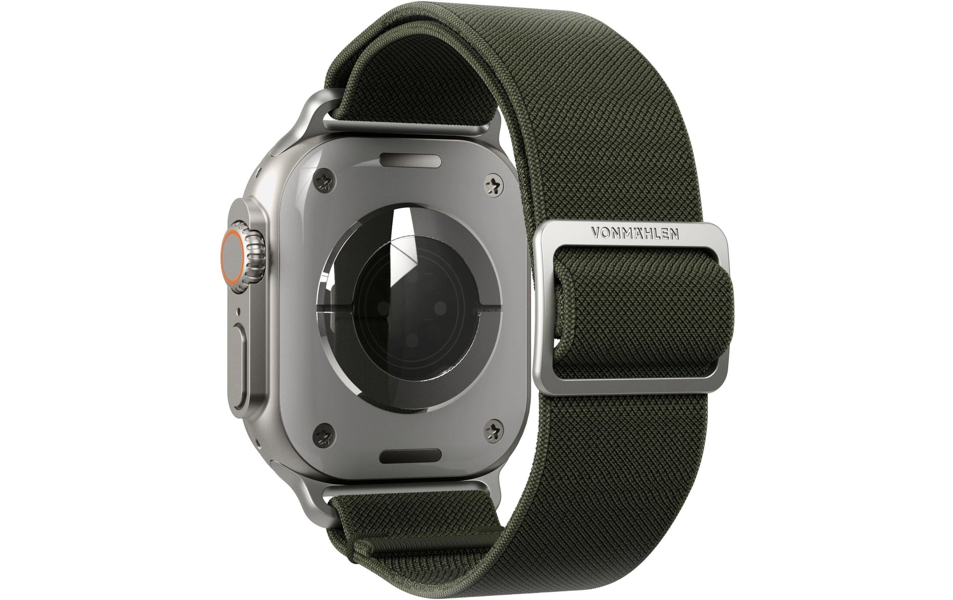Vonmählen Classic Nylon Loop – Olive, für Apple Watch 40/41/42 mm