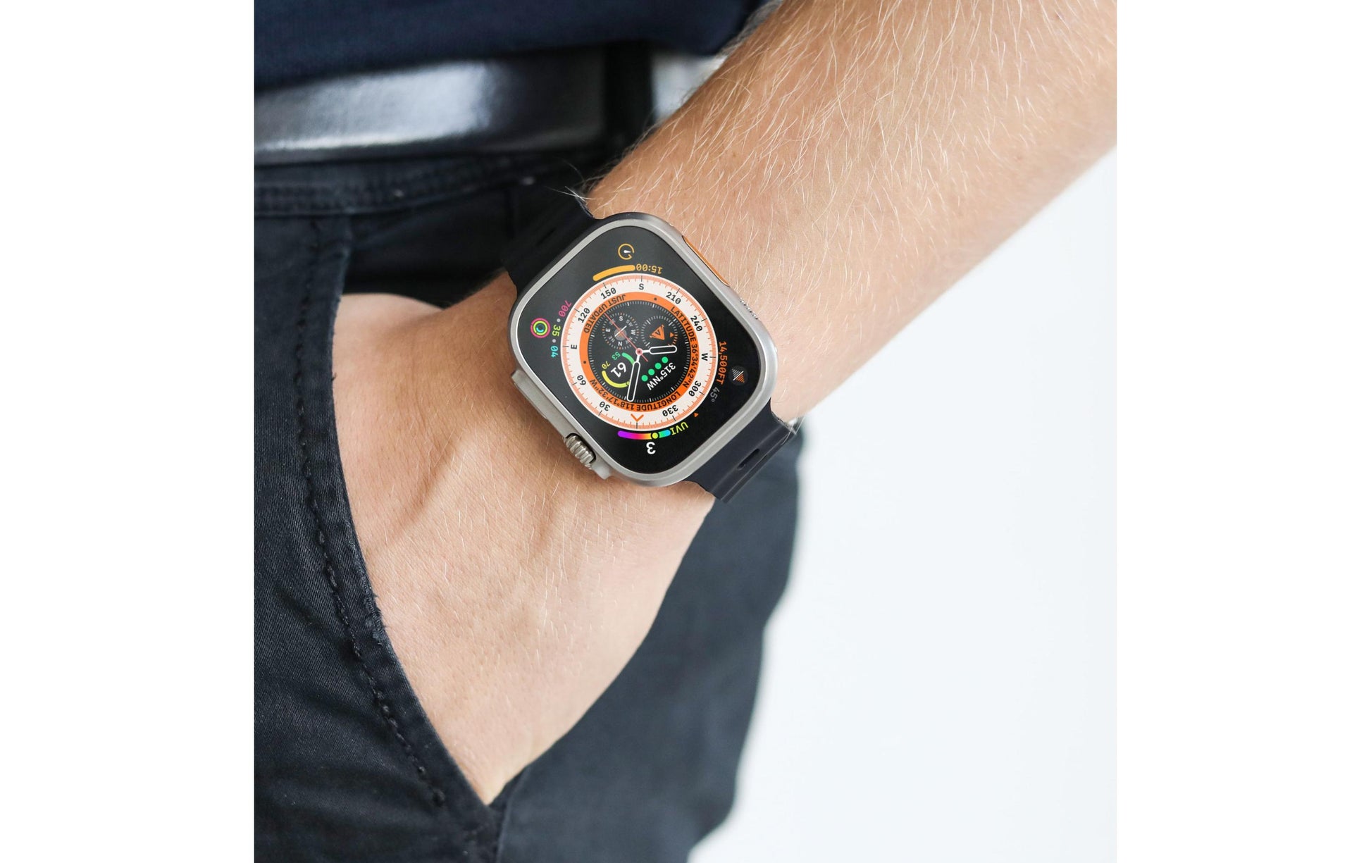 Vonmählen Wave Band 2 – Sportarmband, Schwarz, für Apple Watch