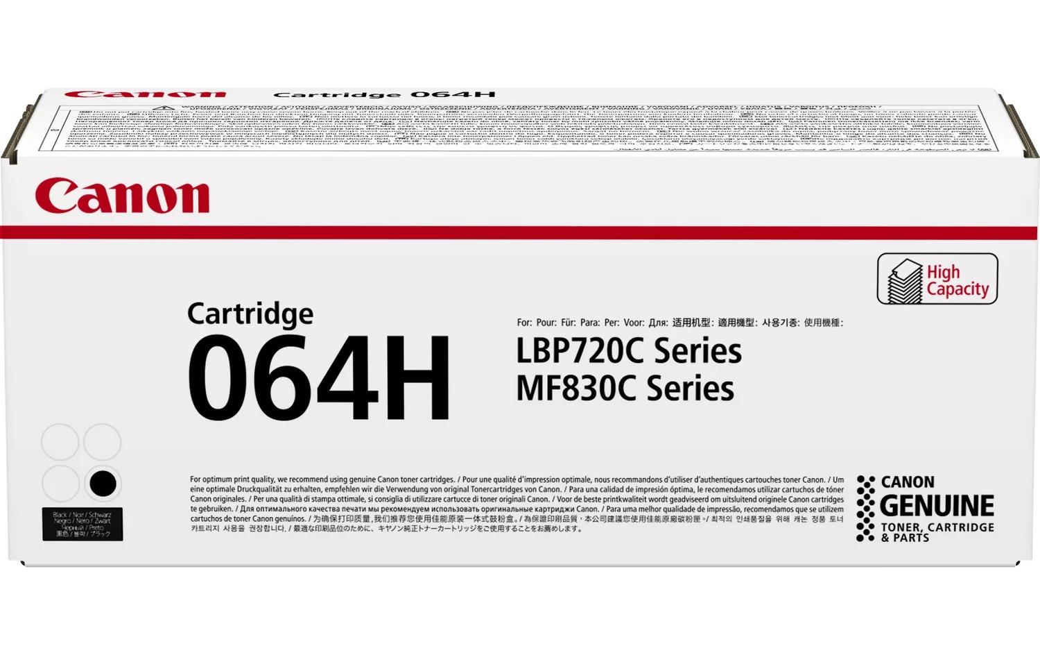 Canon Toner 064 H BK – schwarz, 13400 Seiten
