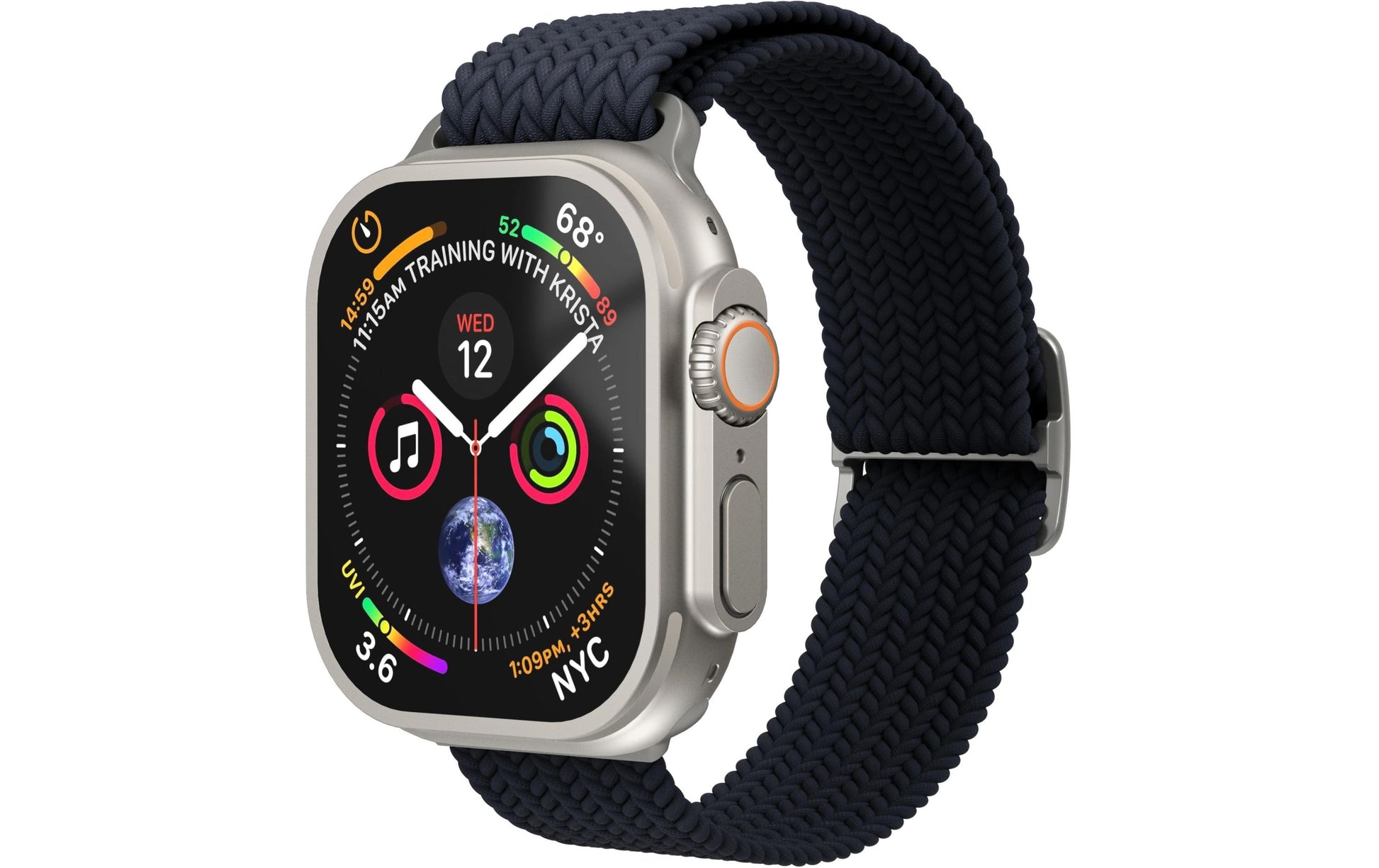 Vonmählen Woven Loop – Navy, für Apple Watch 40, 41, 42 mm