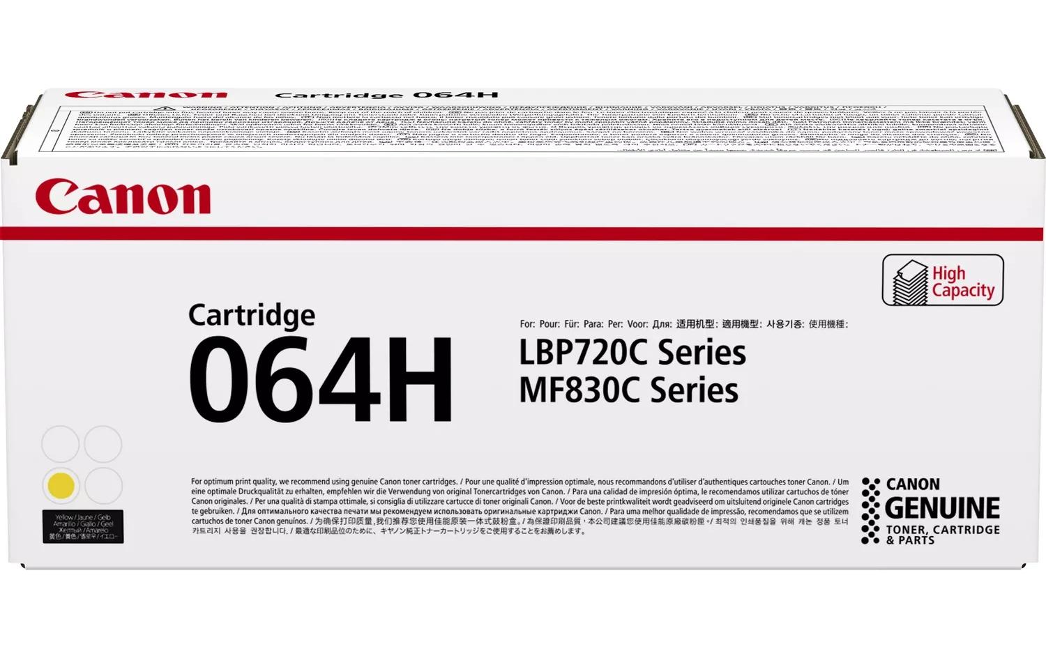 Canon Toner 064-HY – gelb, 10400 Seiten