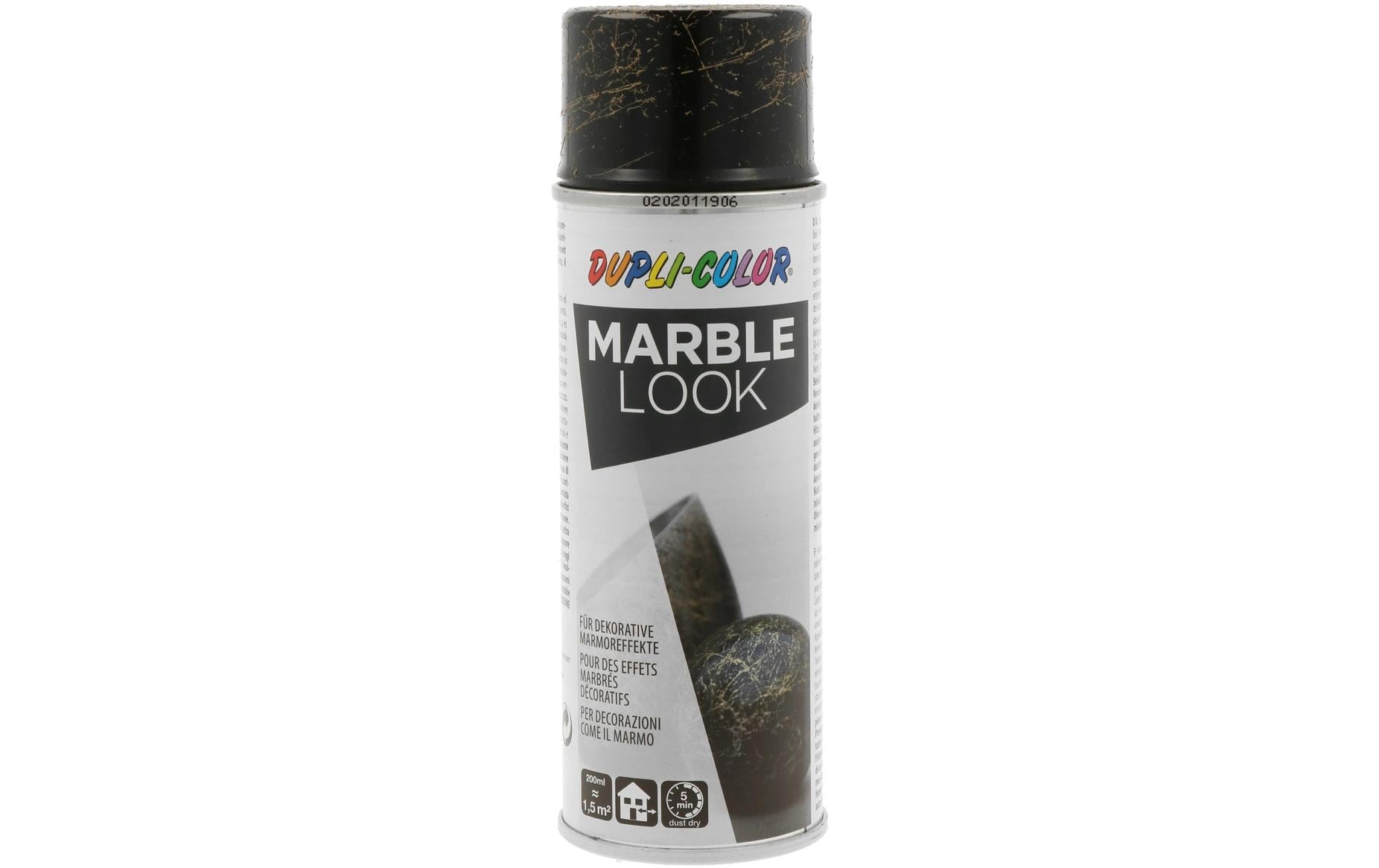 Dupli-Color Marble Look Farbspray Marmor-Effekt – Gold, glänzend – 400 ml – für Stein, Metall, Glas