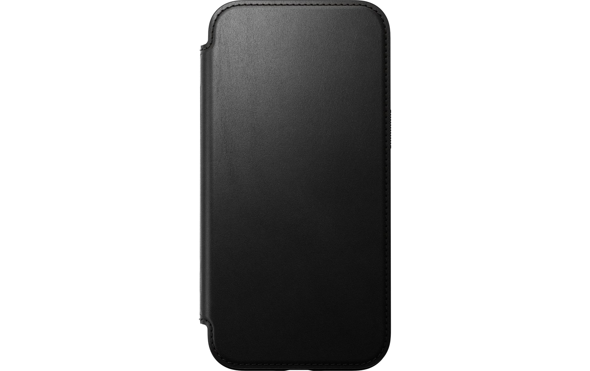 Nomad Booklet-Hülle – für Apple iPhone 16 Plus – schwarz – Leder – mit Kartenfach
