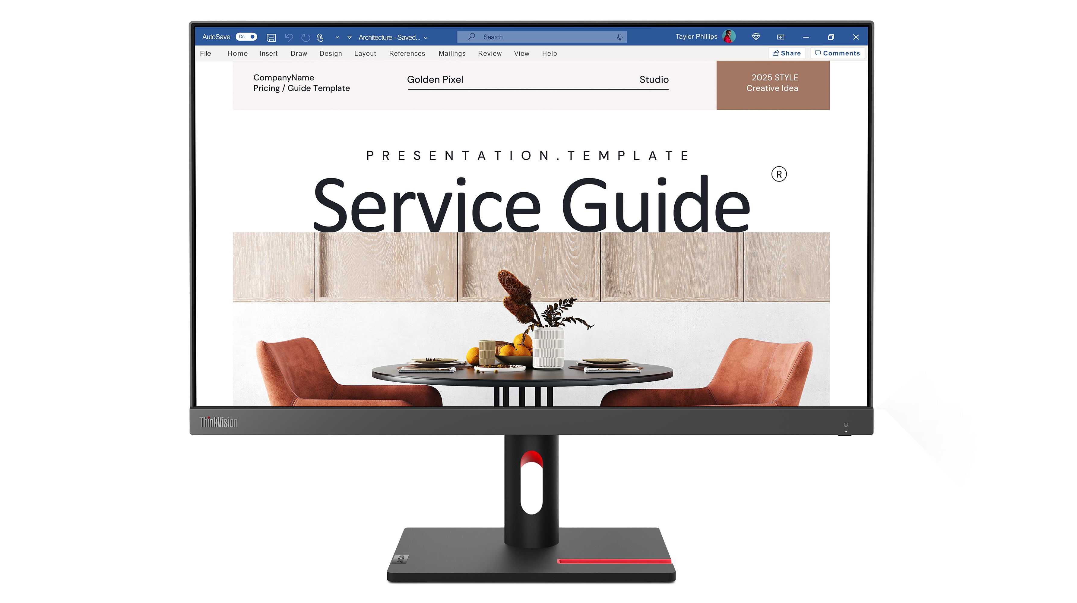 Lenovo ThinkVision S24I-30 – Monitor, 23,8" 1920 × 1080 (Full HD)