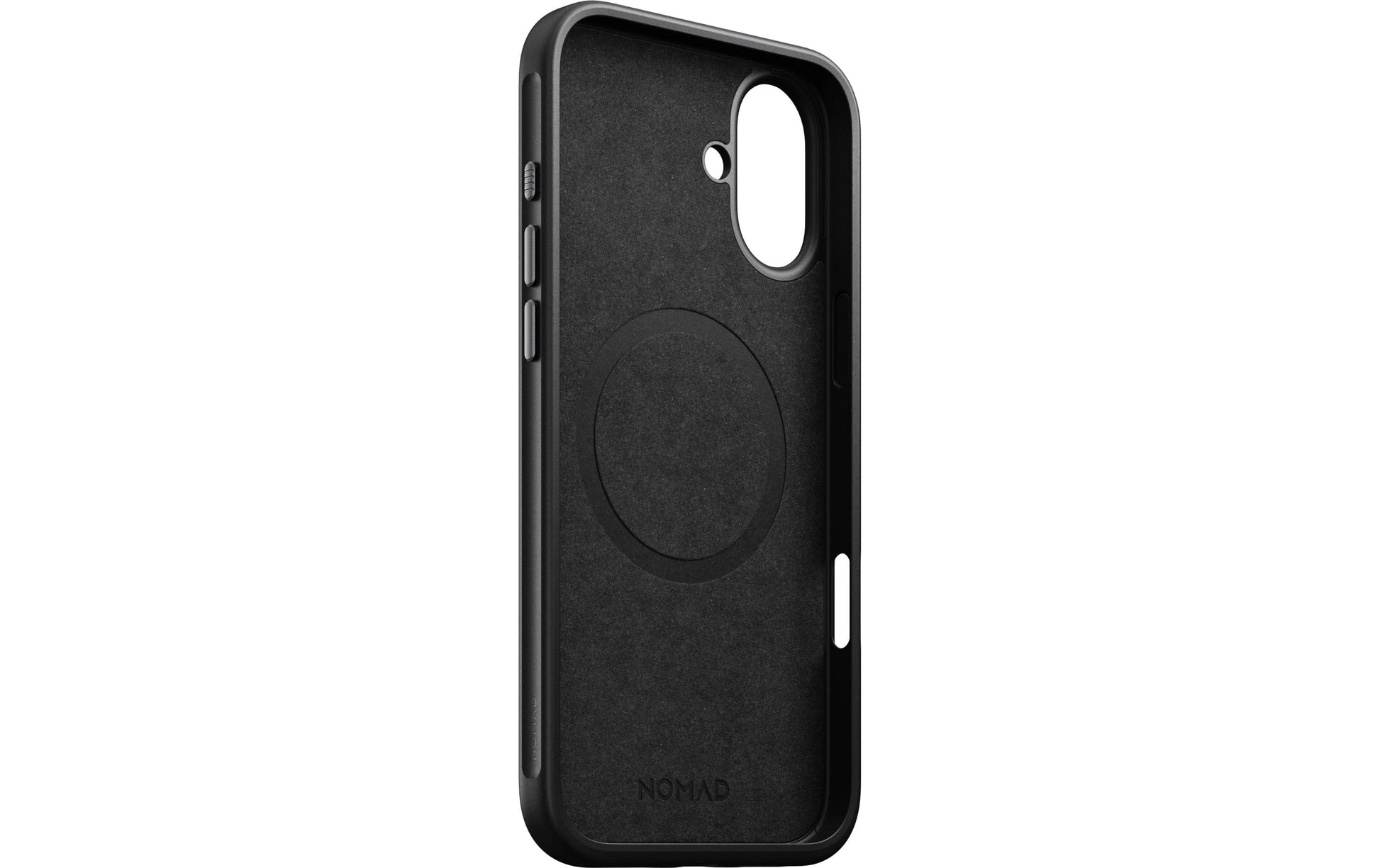 Nomad Backcover – für Apple iPhone 16 Plus, MagSafe, TPU, Schwarz, bis 2,4 m sturzsicher