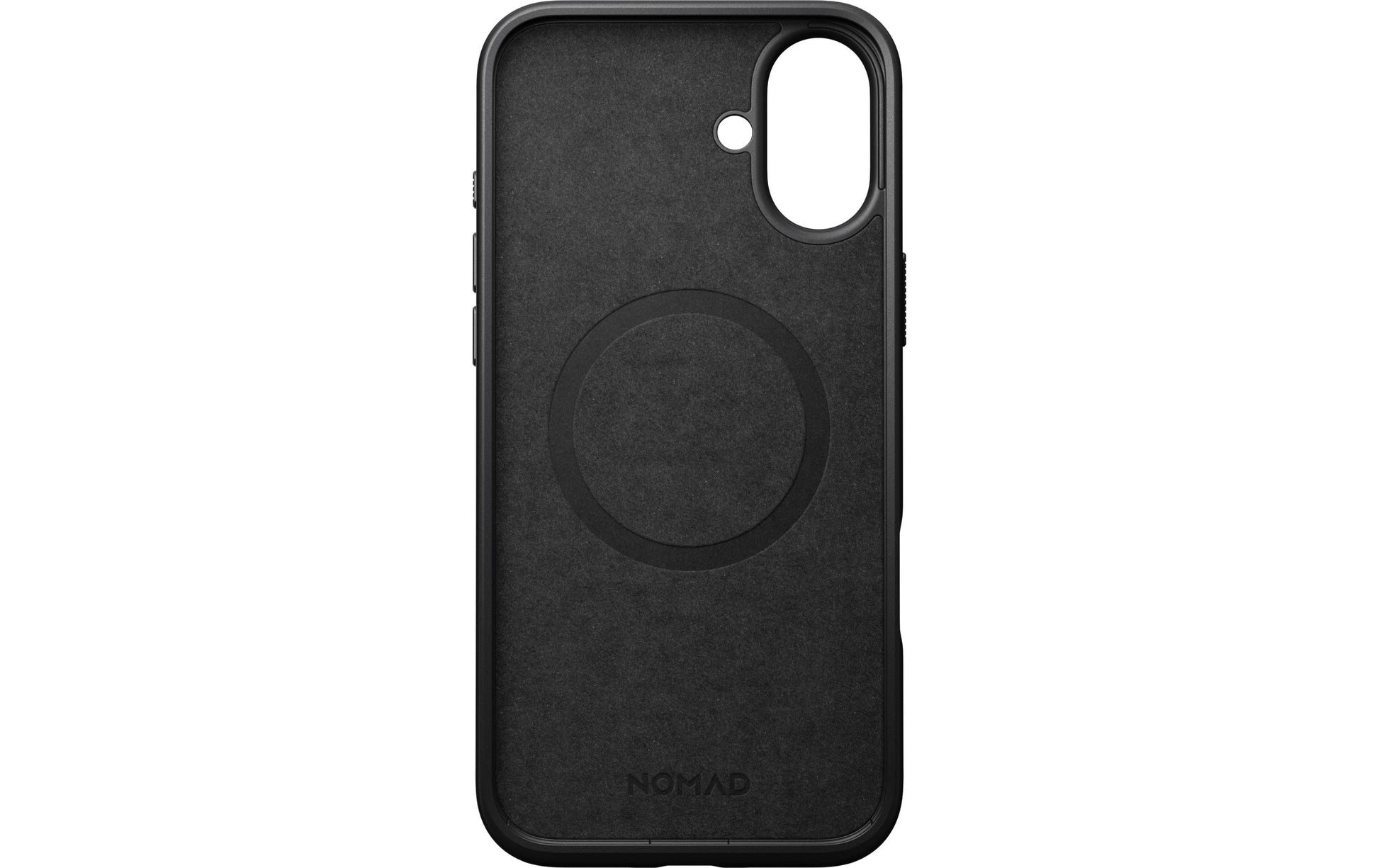 Nomad Backcover – für Apple iPhone 16 Plus, MagSafe, TPU, Schwarz, bis 2,4 m sturzsicher