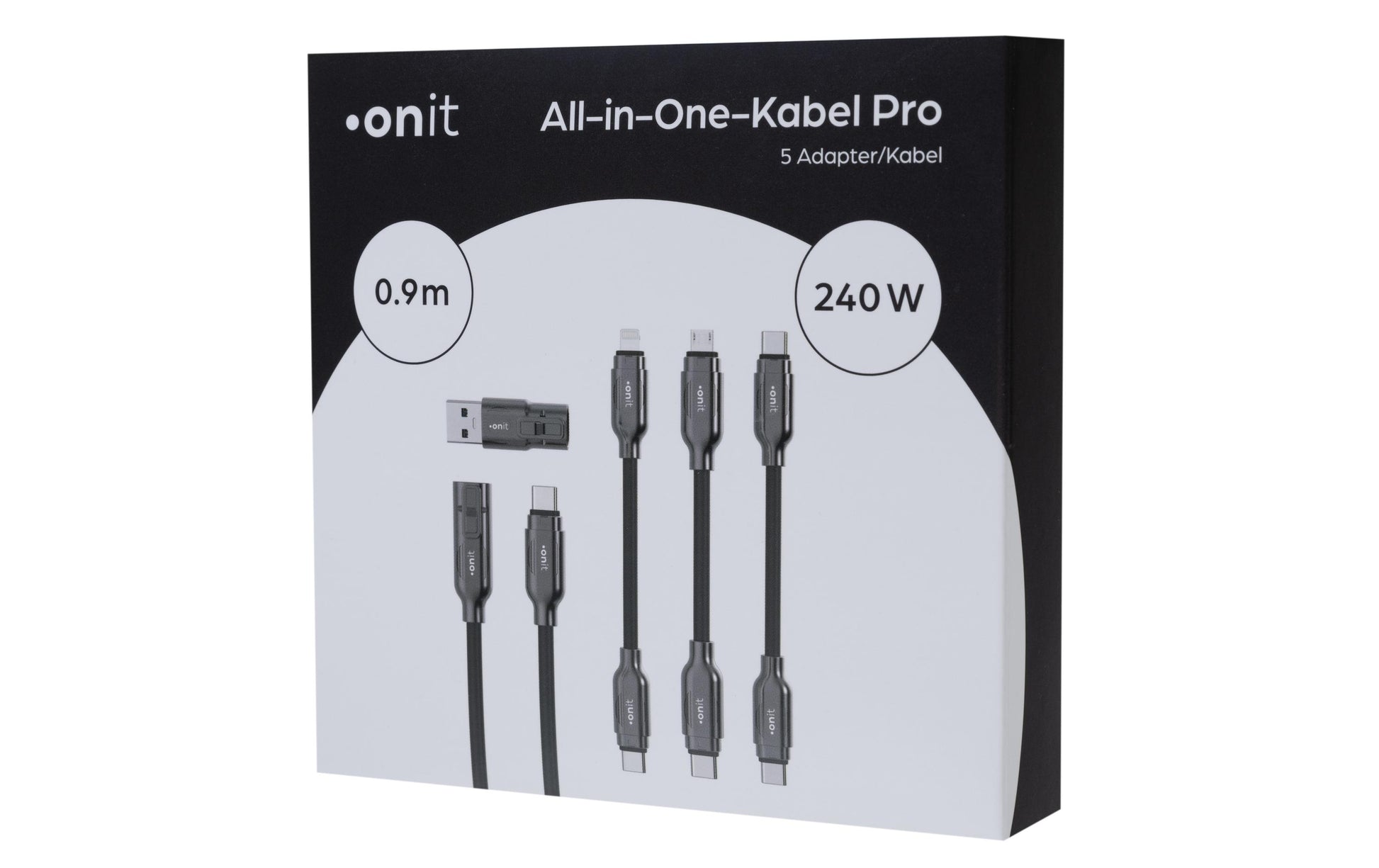ONIT USB-Kabel, USB-C zu Lightning, 0,9 m, USB 2.0, Lade-/Datenkabel