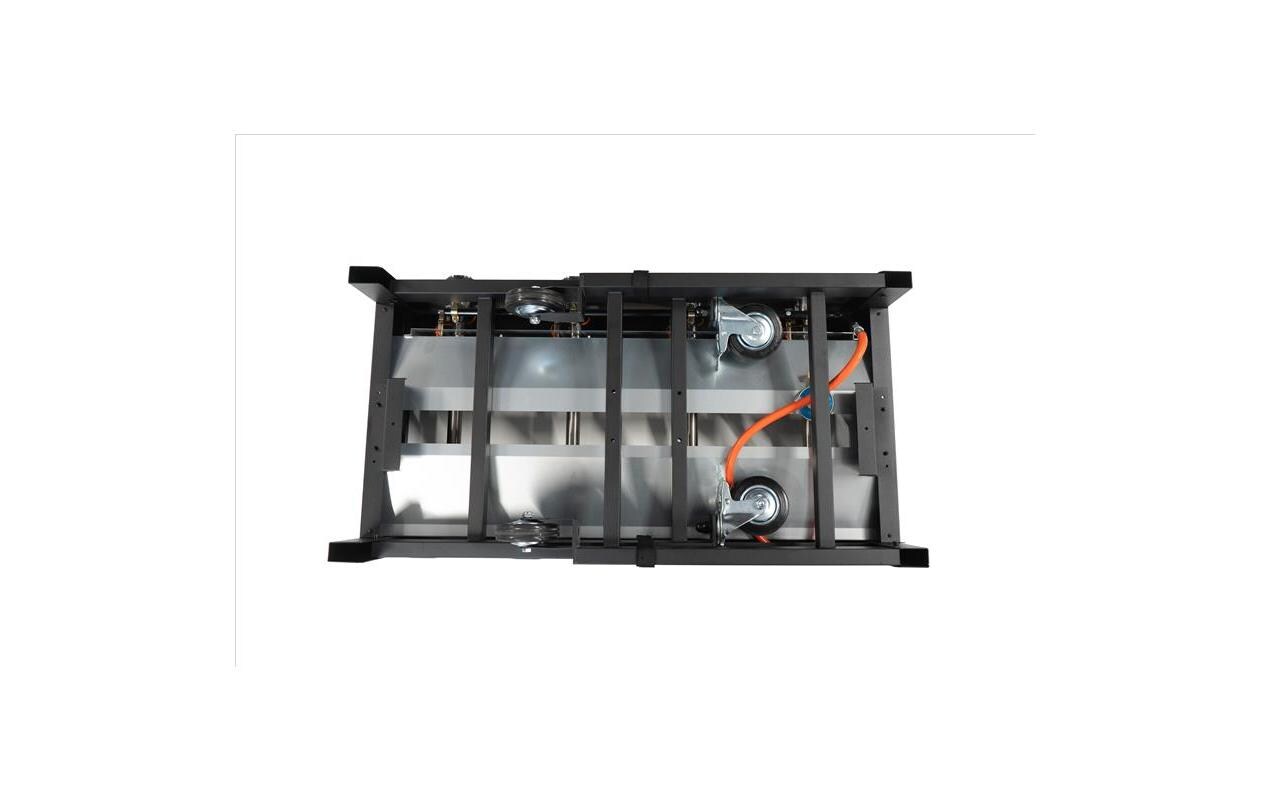 Blaser + Trösch Gastrogrill Companion Pro – 90 × 48 cm Grillfläche, 4 Brenner, 14,04 kW – Schwarz/Silber