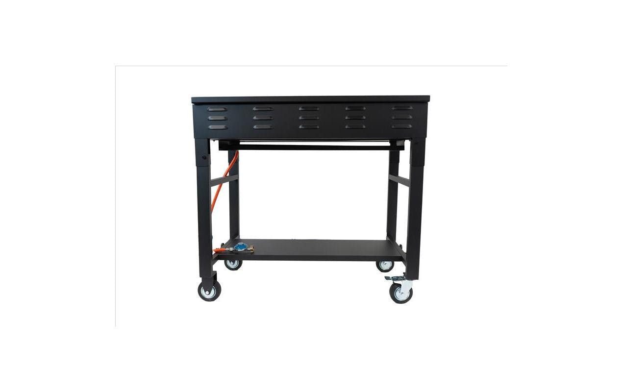 Blaser + Trösch Gastrogrill Companion Pro – 90 × 48 cm Grillfläche, 4 Brenner, 14,04 kW – Schwarz/Silber