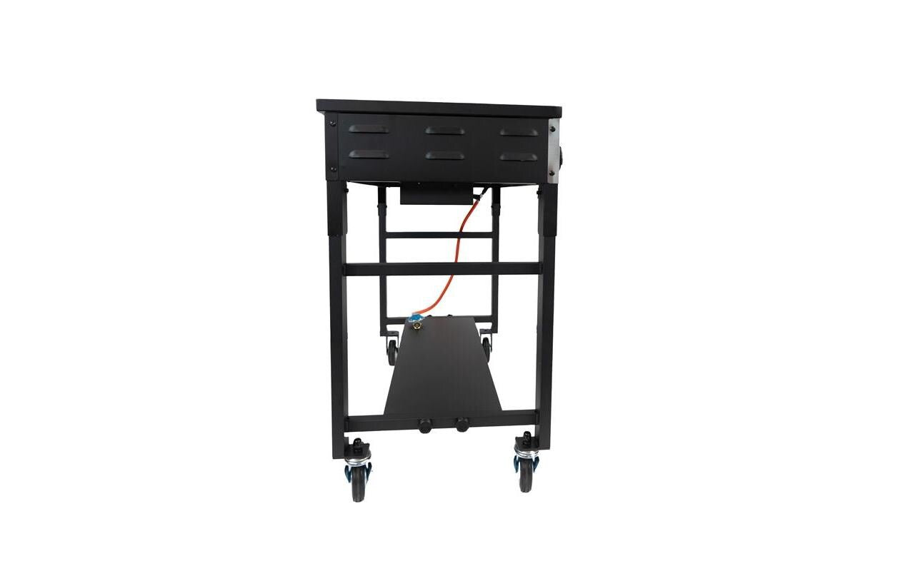 Blaser + Trösch Gastrogrill Companion Pro – 90 × 48 cm Grillfläche, 4 Brenner, 14,04 kW – Schwarz/Silber