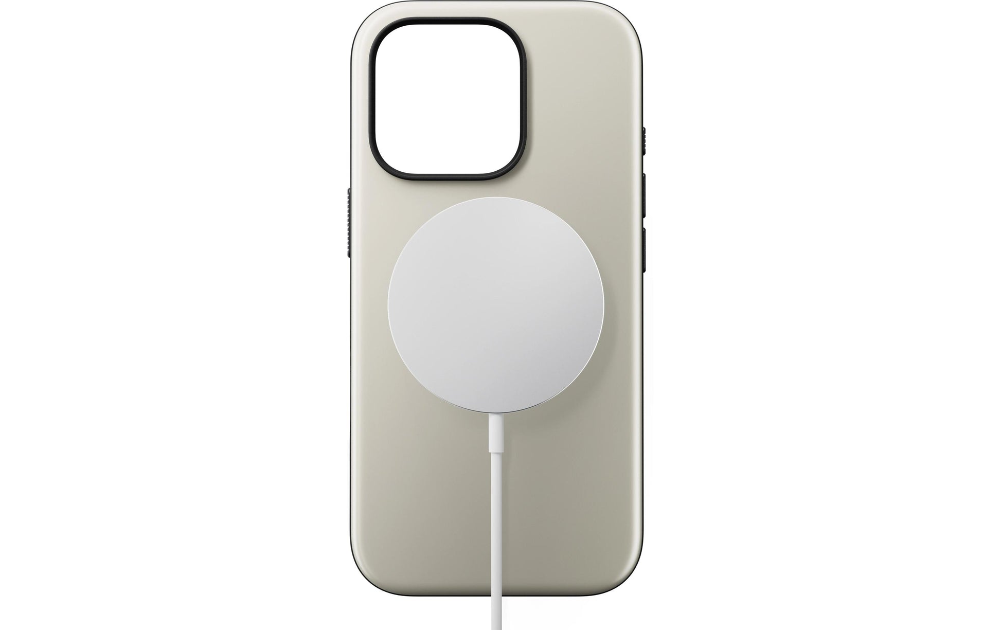 Nomad Backcover – für Apple iPhone 16 Pro – MagSafe, TPU, Steingrau, bis 2,4 m Sturzsicher
