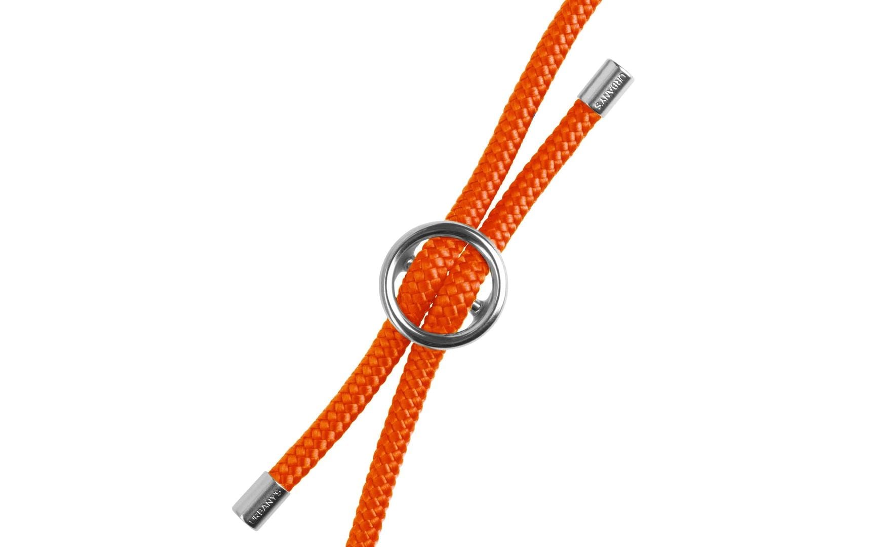 Urbany's Ringhalterung NECKLACE APEROL – für Apple iPhone 17, Kunststoff, Silber