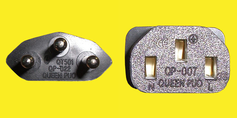 Diggelmann Netzkabel, T12 auf IEC C13, angespritzt, 250 V, 15 m, Schwarz