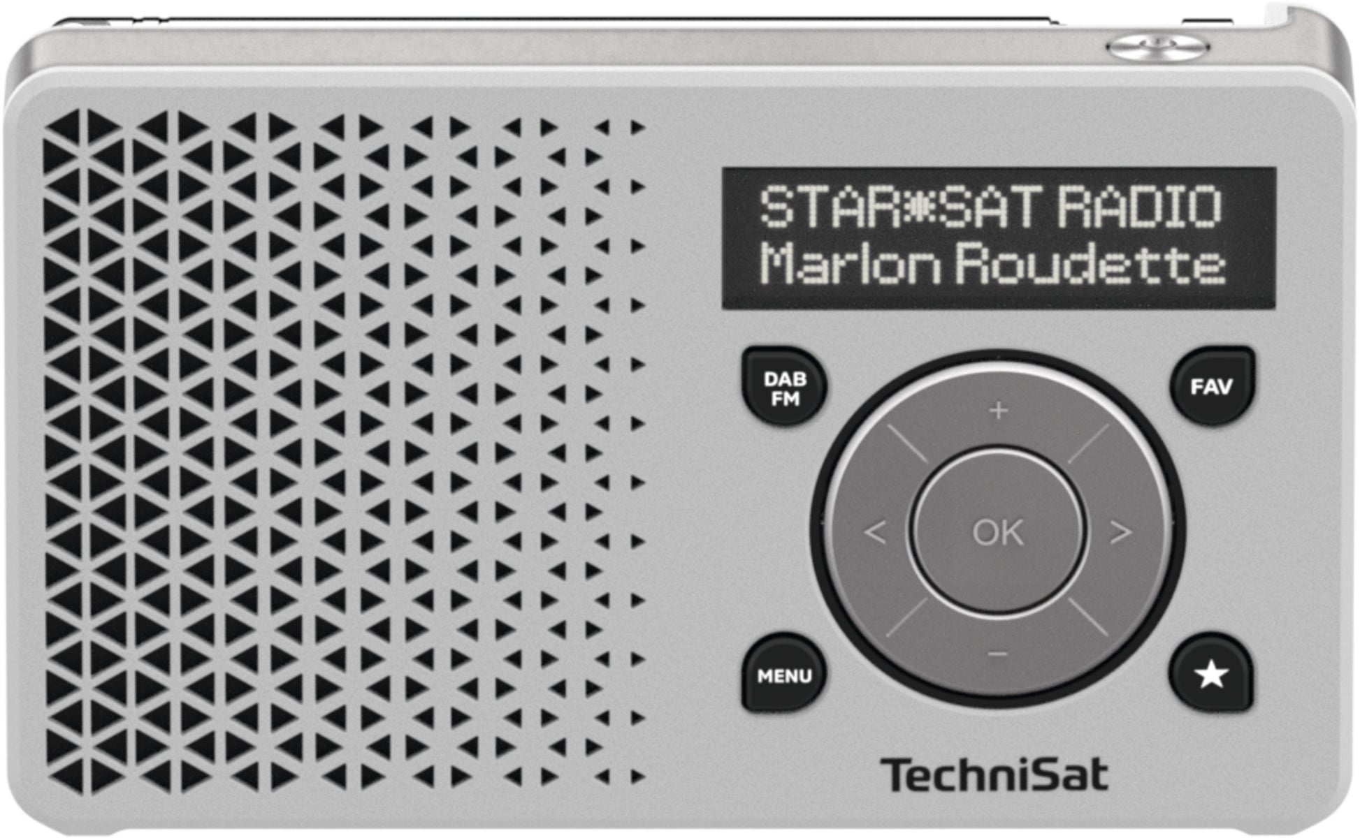 TechniSat DigitRadio 1 – DAB-/Internetradio – Tischradio – UKW – Weiss