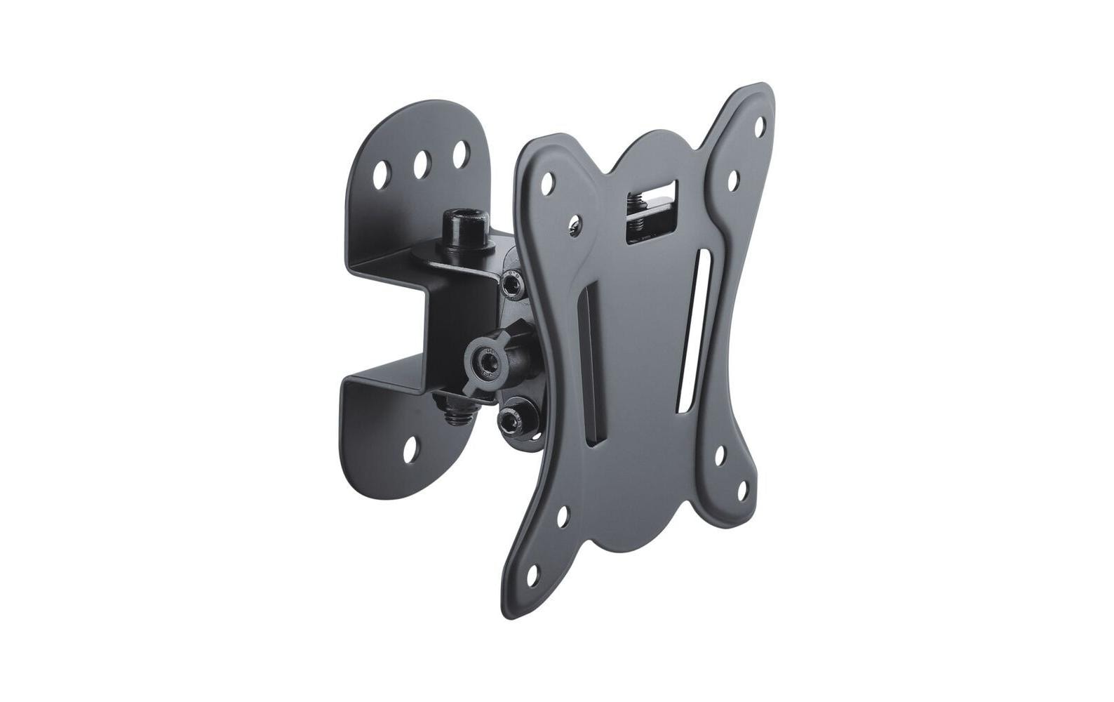 PureMounts PM-FM10-100 – Monitor-Wandhalterung – VESA 100×100 mm – bis 25 kg – neigbar – Schwarz