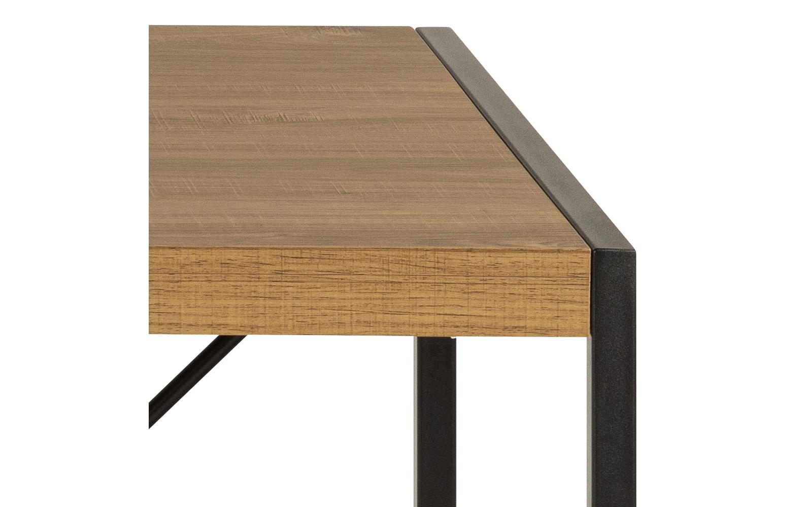 AC Design Bahamas – Schreibtisch, 120 × 60 cm, Eiche/Schwarz