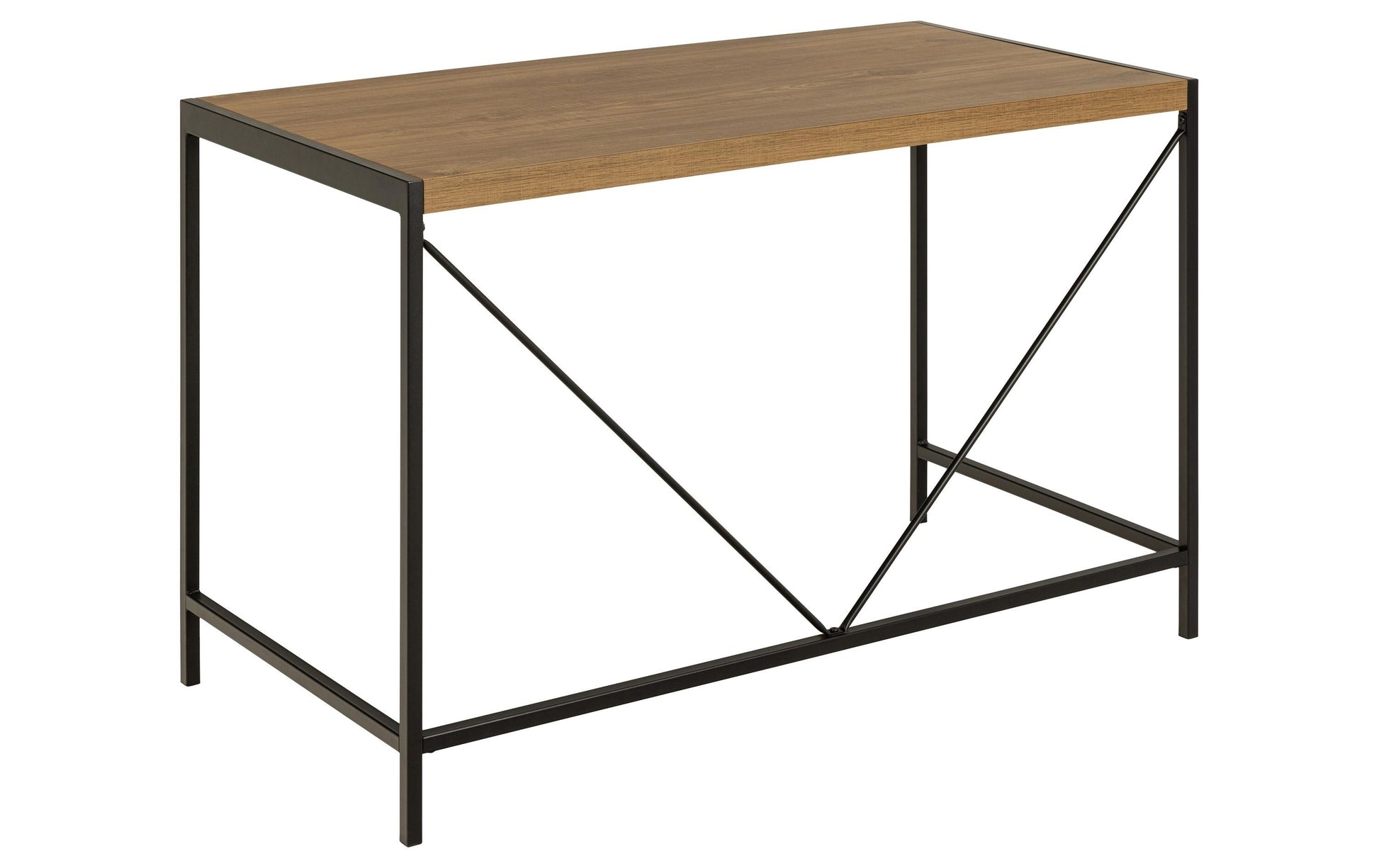 AC Design Bahamas – Schreibtisch, 120 × 60 cm, Eiche/Schwarz
