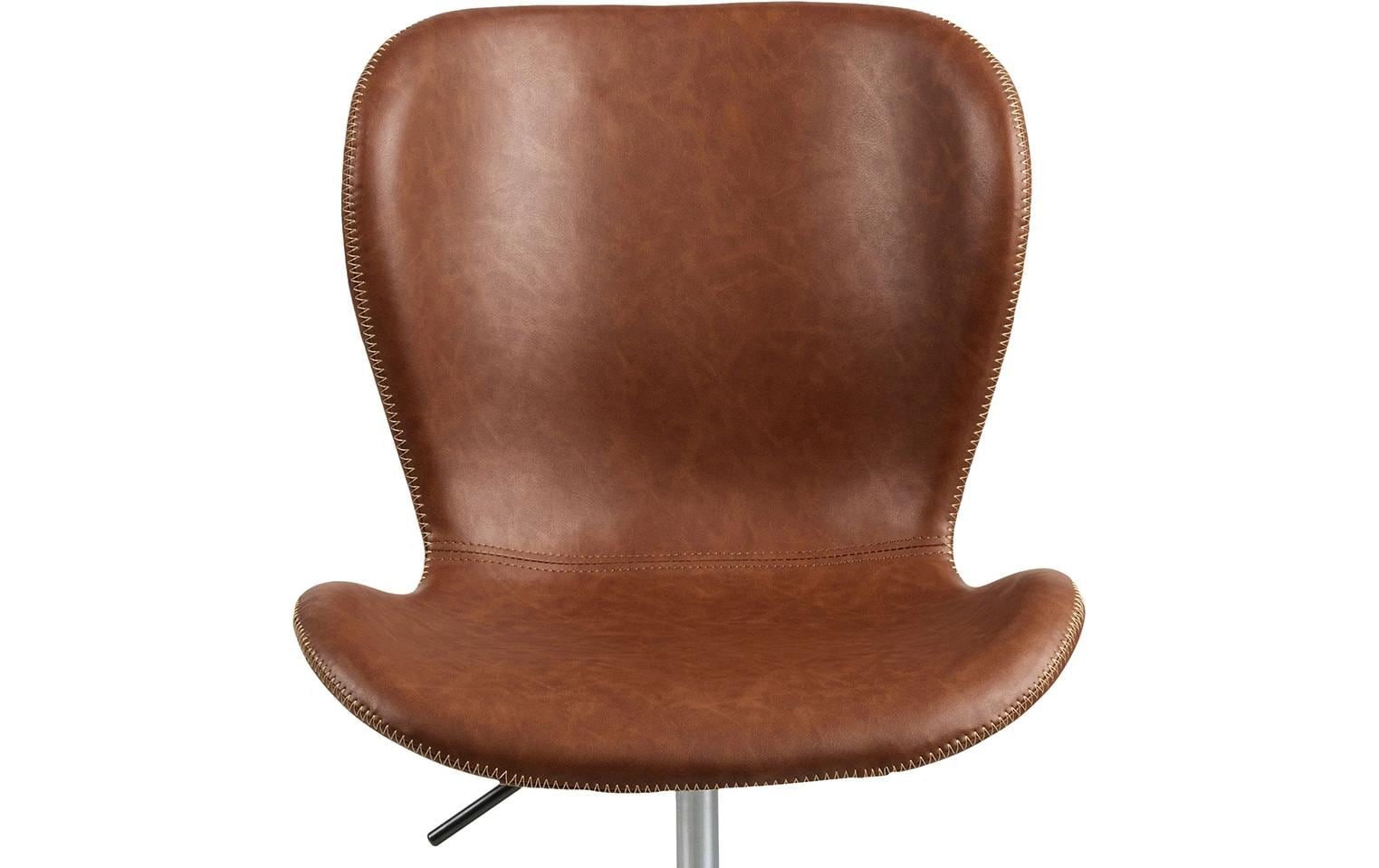 Actona AC Design Bürostuhl Batilda – braun, Kunstleder