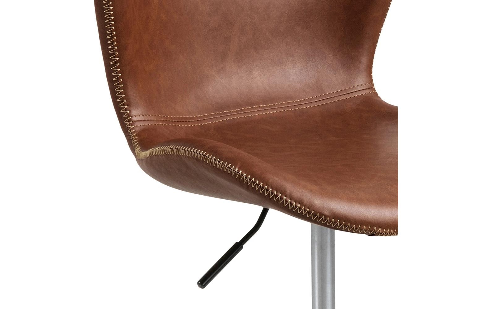 Actona AC Design Bürostuhl Batilda – braun, Kunstleder