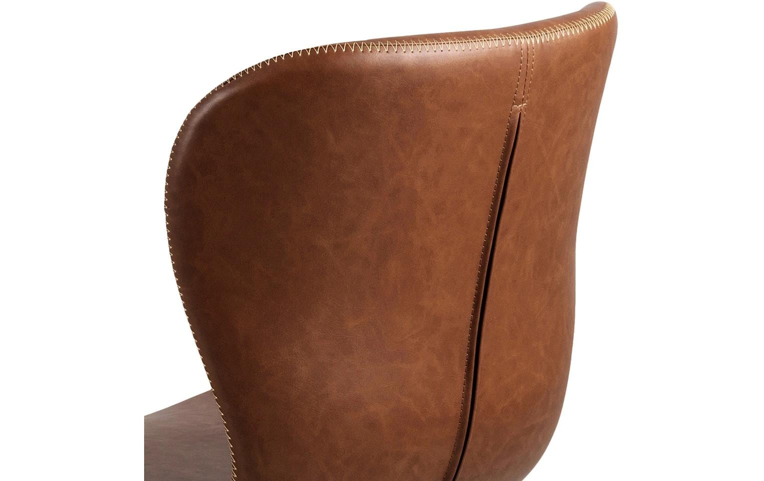 Actona AC Design Bürostuhl Batilda – braun, Kunstleder