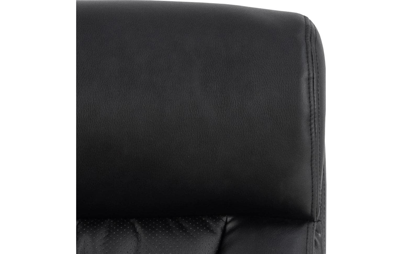 Actona AC Design Bürostuhl Benson – Kunstleder, Metallgestell, Schwarz