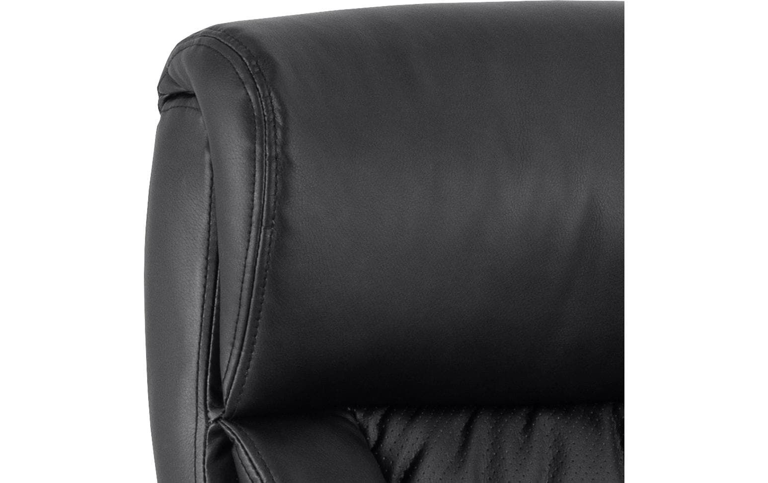 Actona AC Design Bürostuhl Benson – Kunstleder, Metallgestell, Schwarz