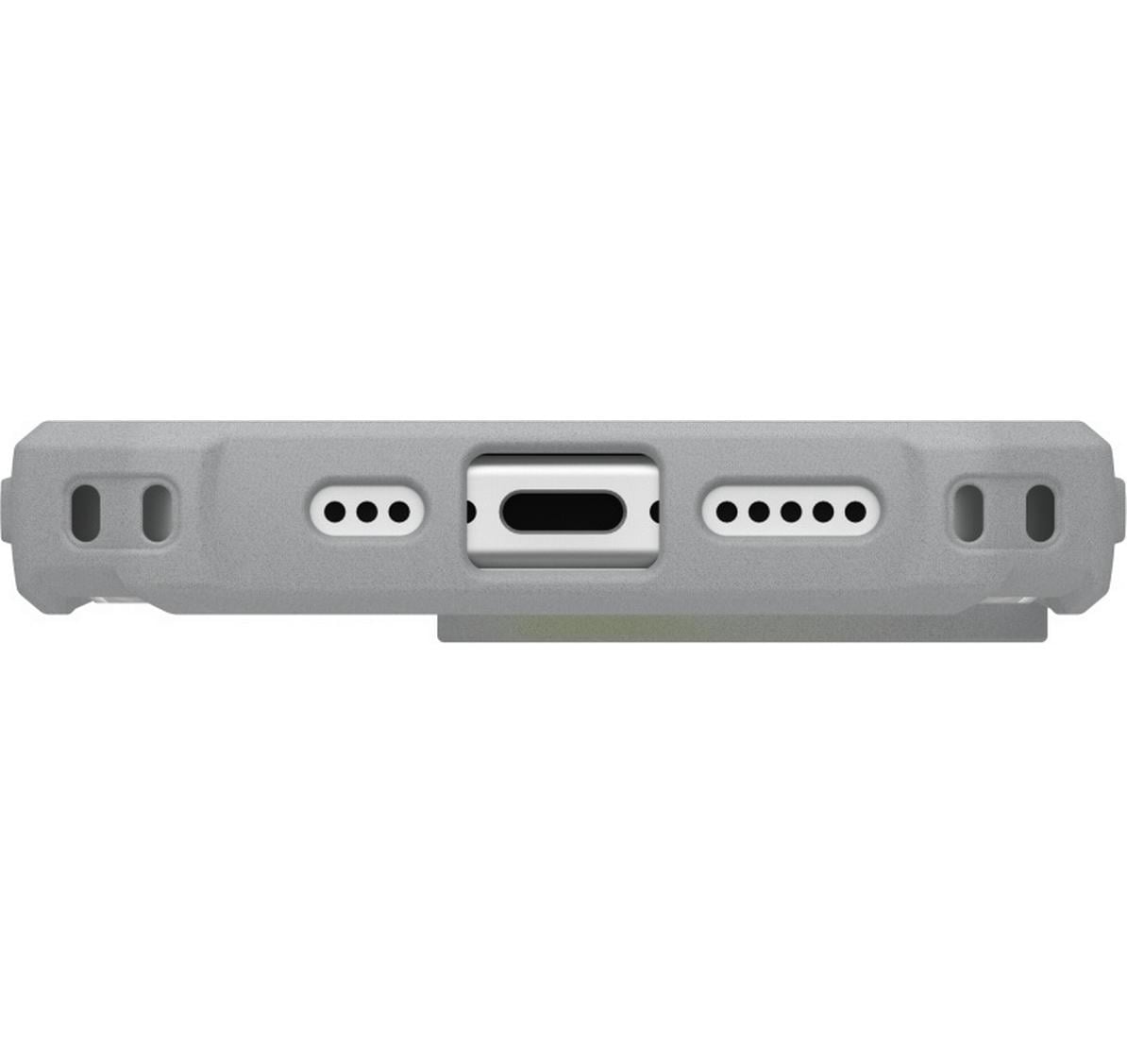 Urban Armor Gear Backcover – für Apple iPhone 16 Pro – transparent/gelb – MagSafe-kompatibel, mit Kordel