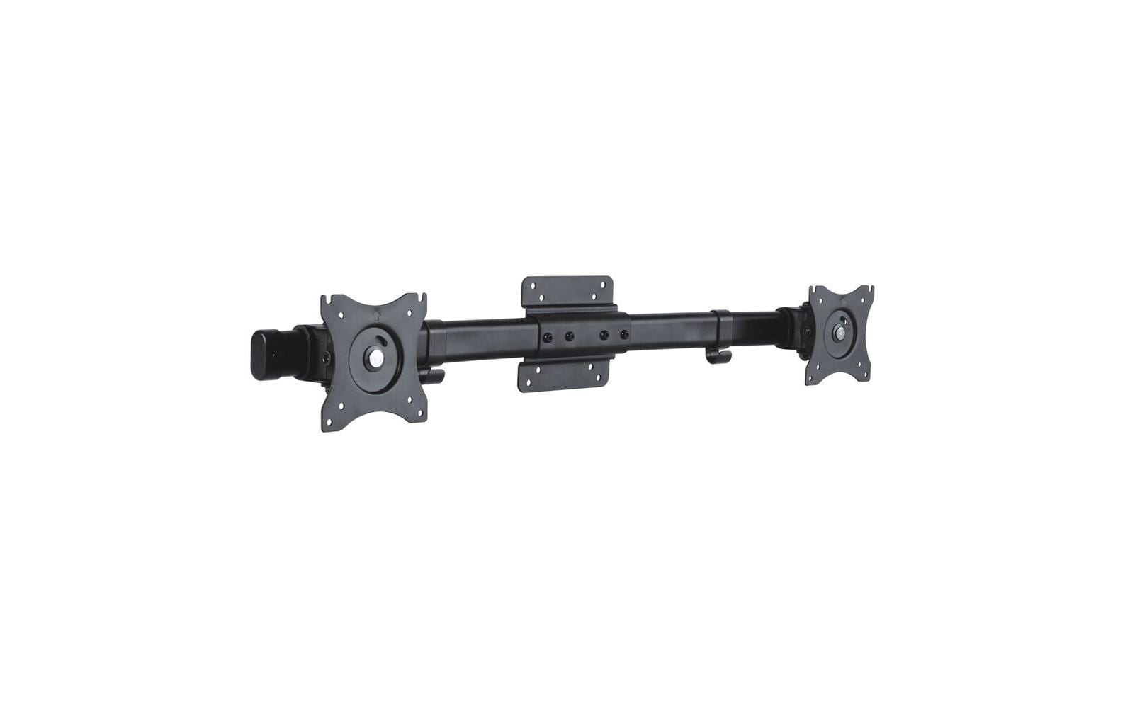 Puremounts PM-OFFICE-AD – VESA-Adapterplatte – 2 Monitore – bis 27" – VESA 75×75 mm – bis 10 kg – schwenkbar