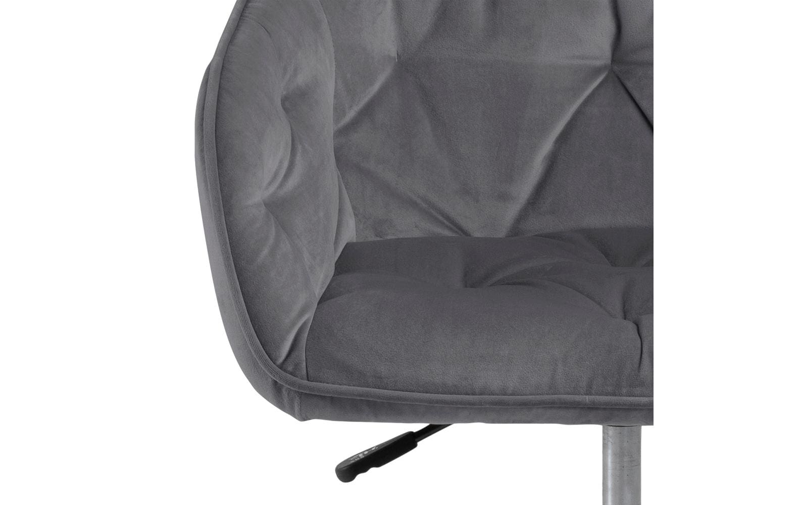 Actona AC Design Bürostuhl Brooke – dunkelgrau, Metallgestell
