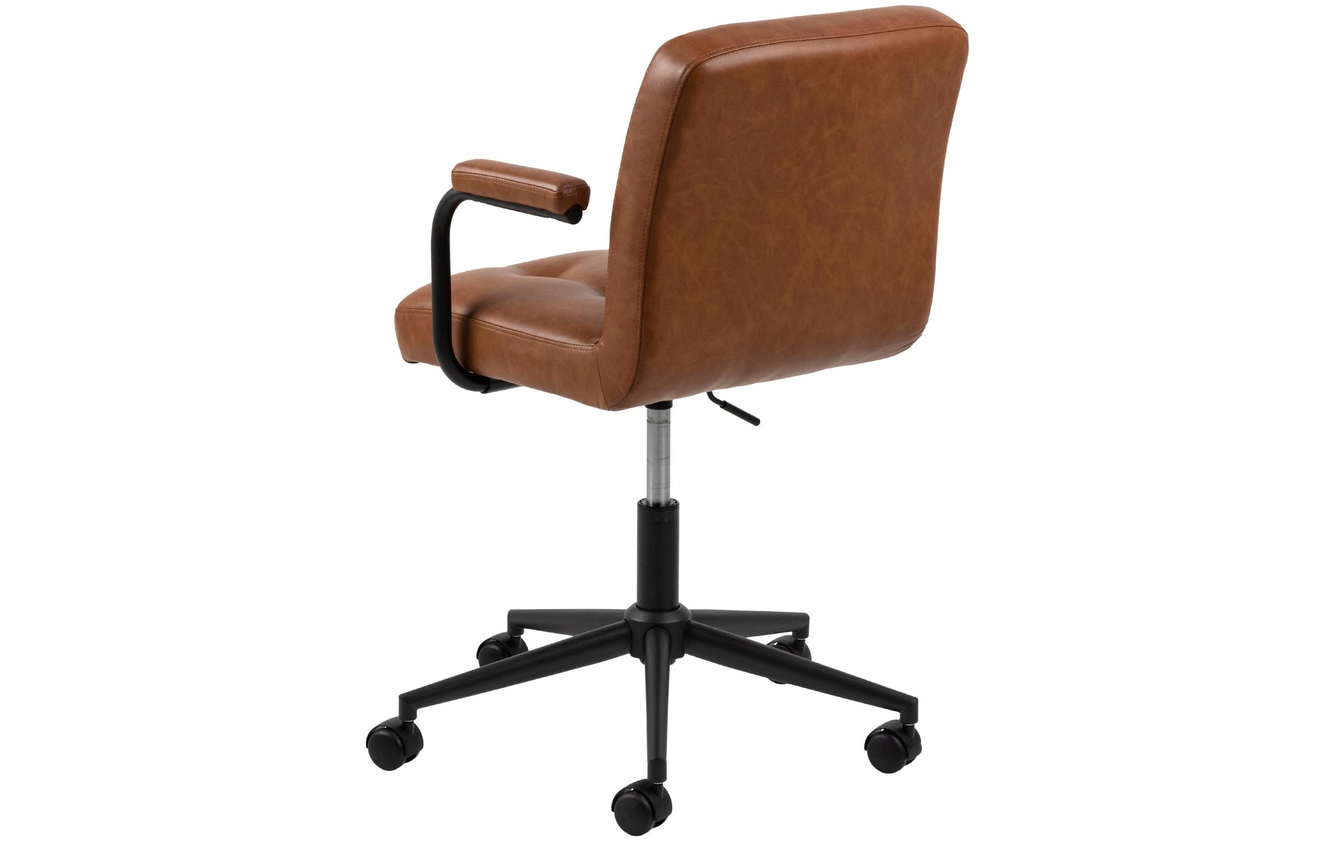 Actona AC Design Bürostuhl Cosmo – Kunstleder, Metallfuss, Braun