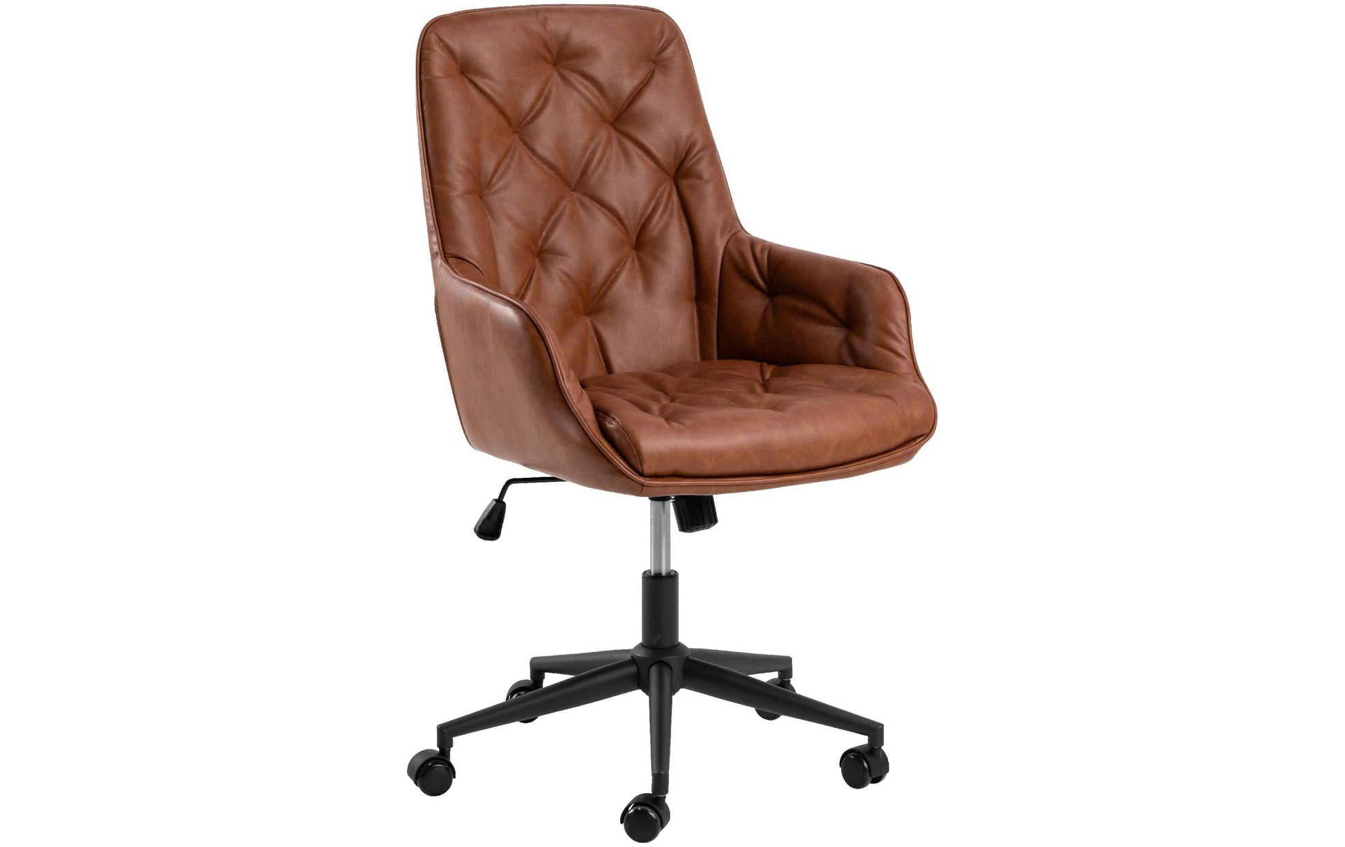 Actona AC Design Bürostuhl Erik – braun, Kunstleder